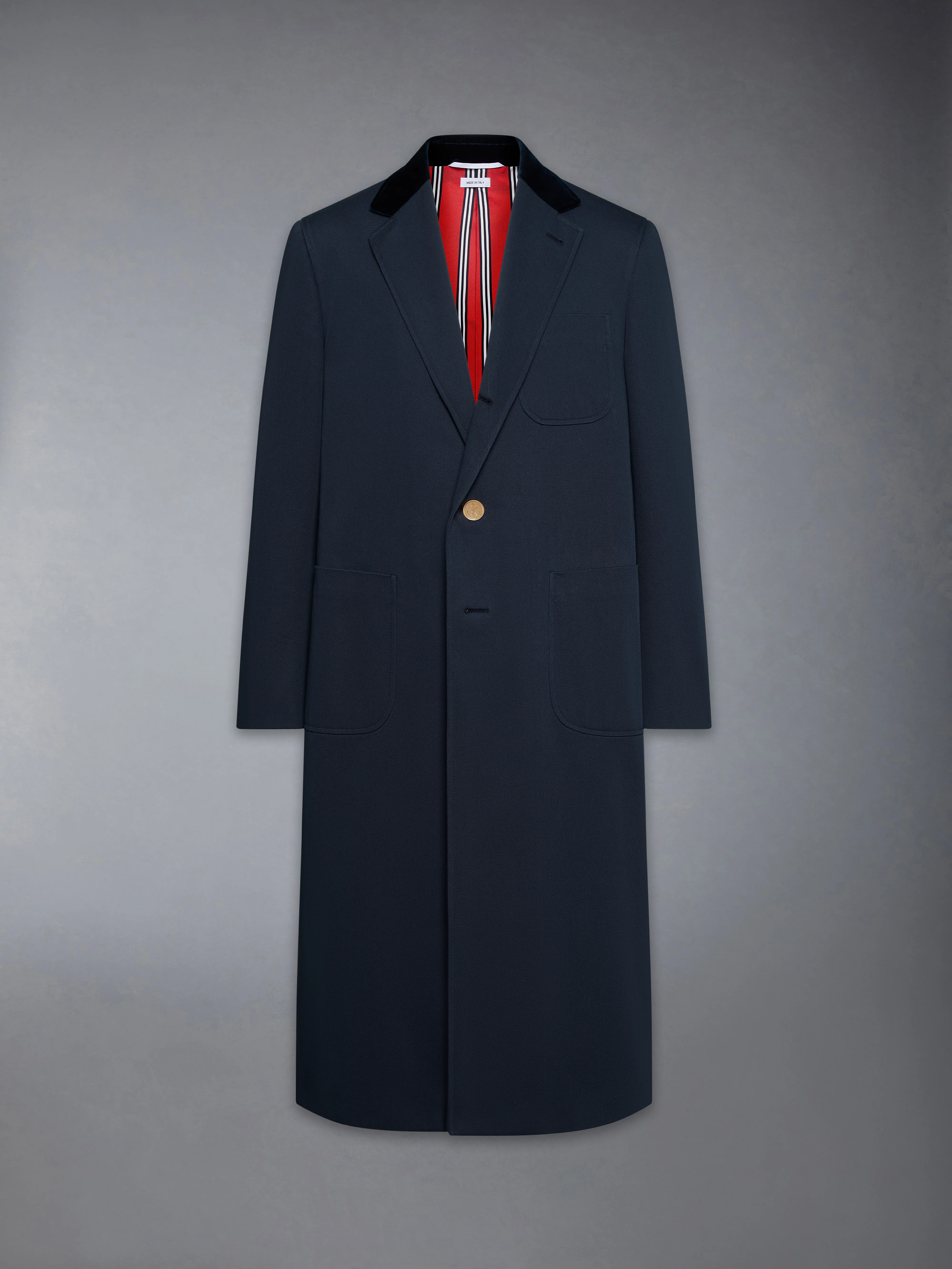GABARDINE ELONGATED OVERCOAT - Image 7