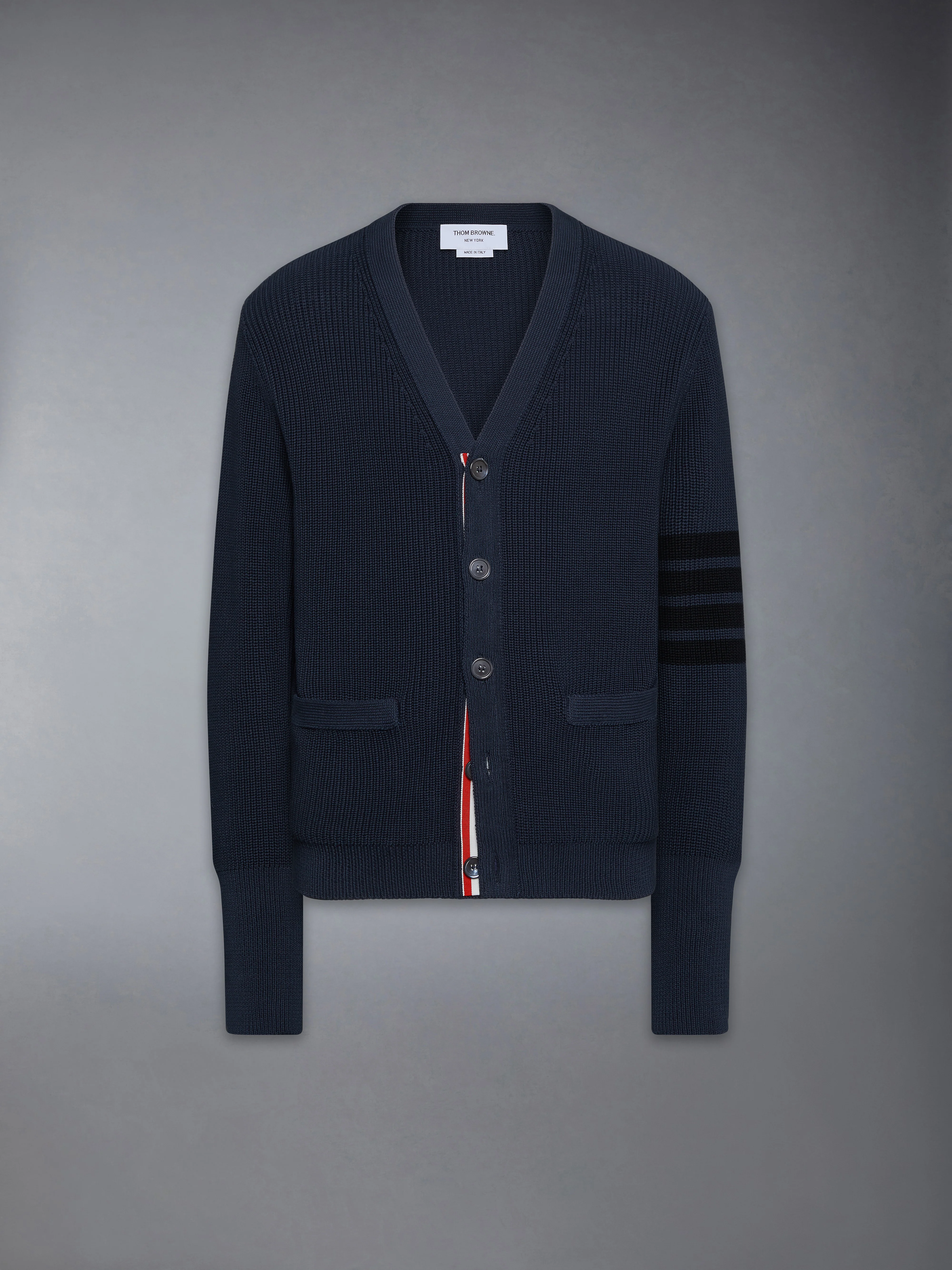 GARMENT DYED 4-BAR CARDIGAN - Image 6