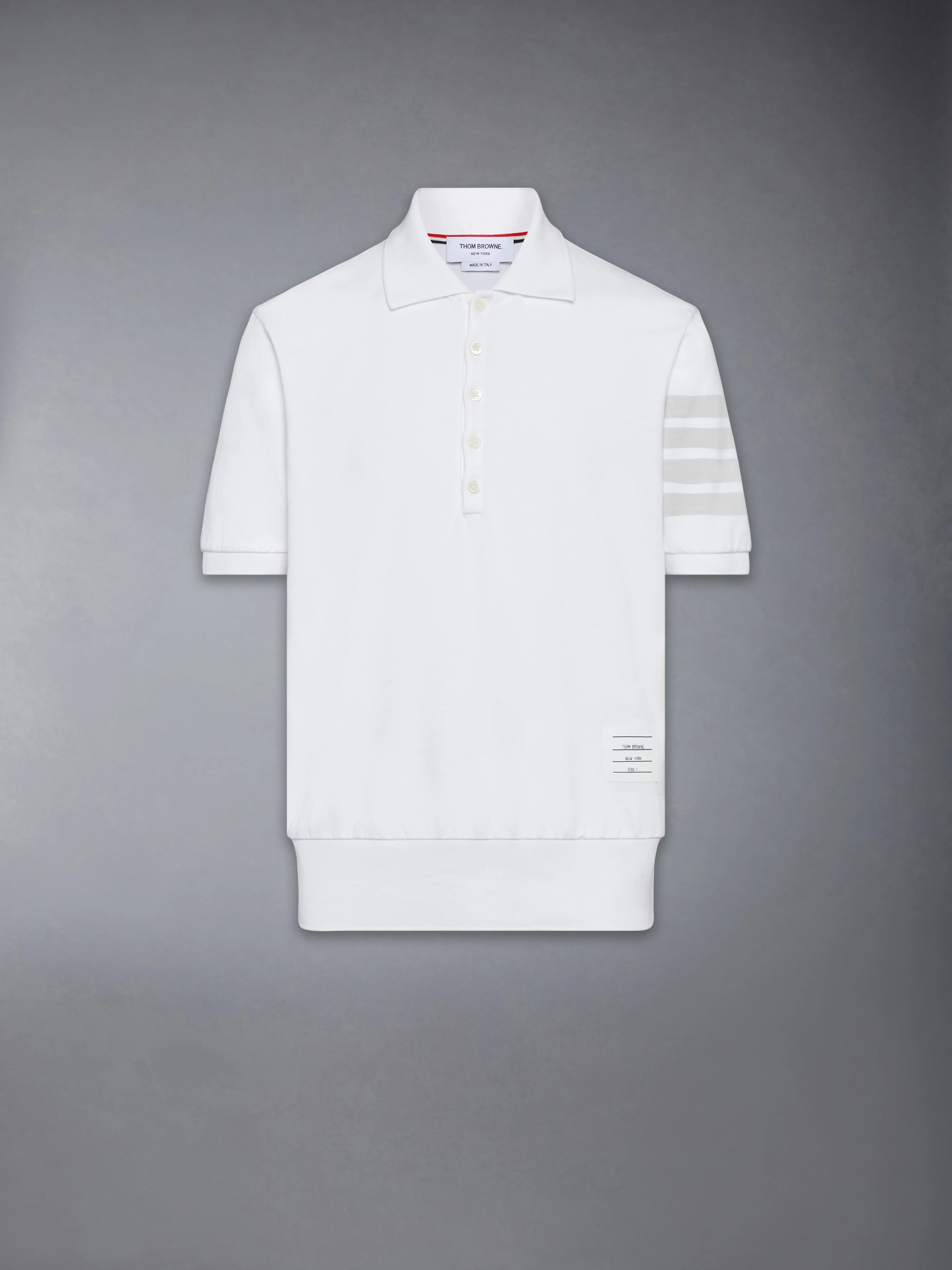 GARMENT OVERDYED JERSEY 4-BAR POLO - Image 6