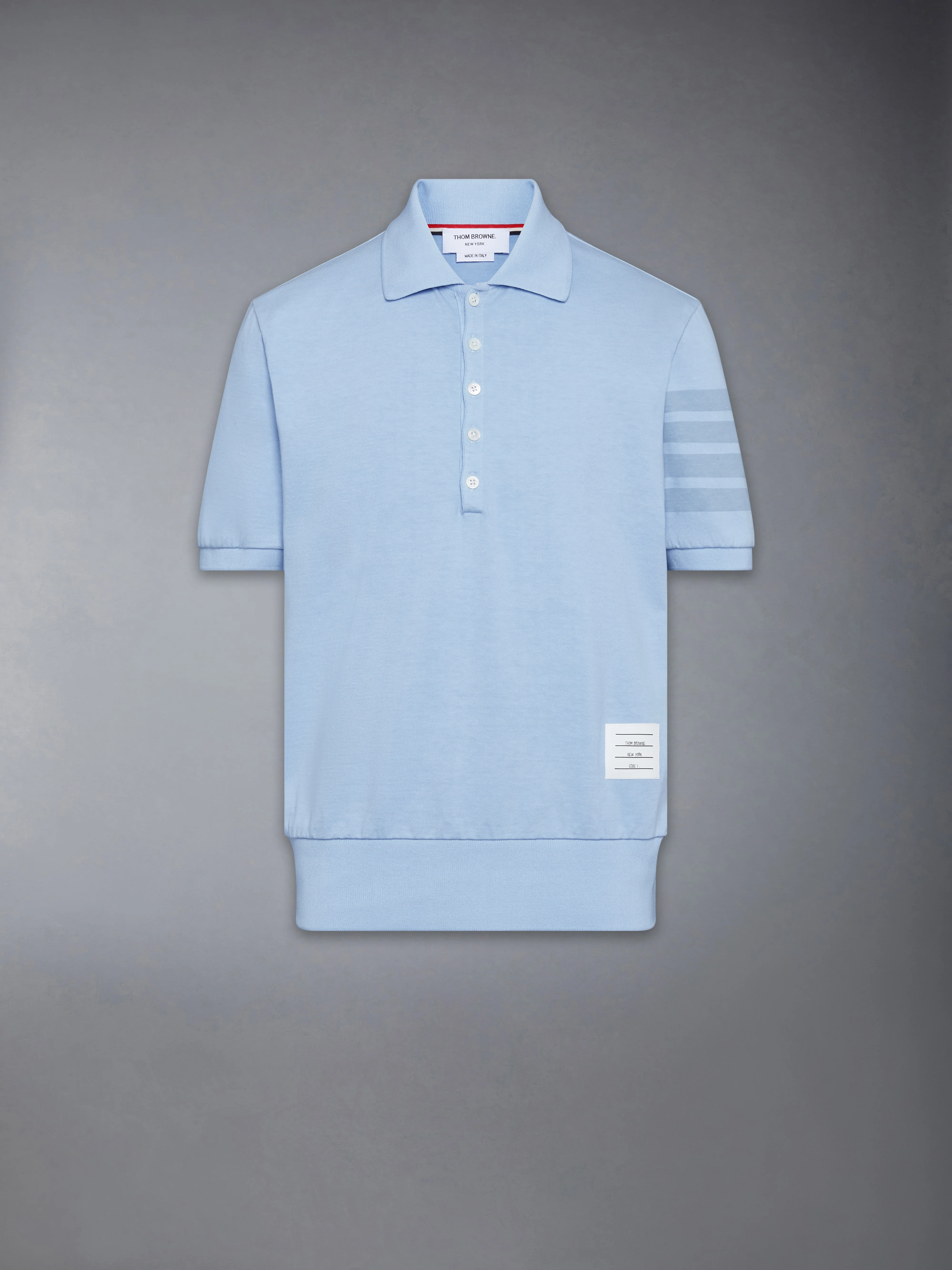 GARMENT OVERDYED JERSEY 4-BAR POLO - Image 6