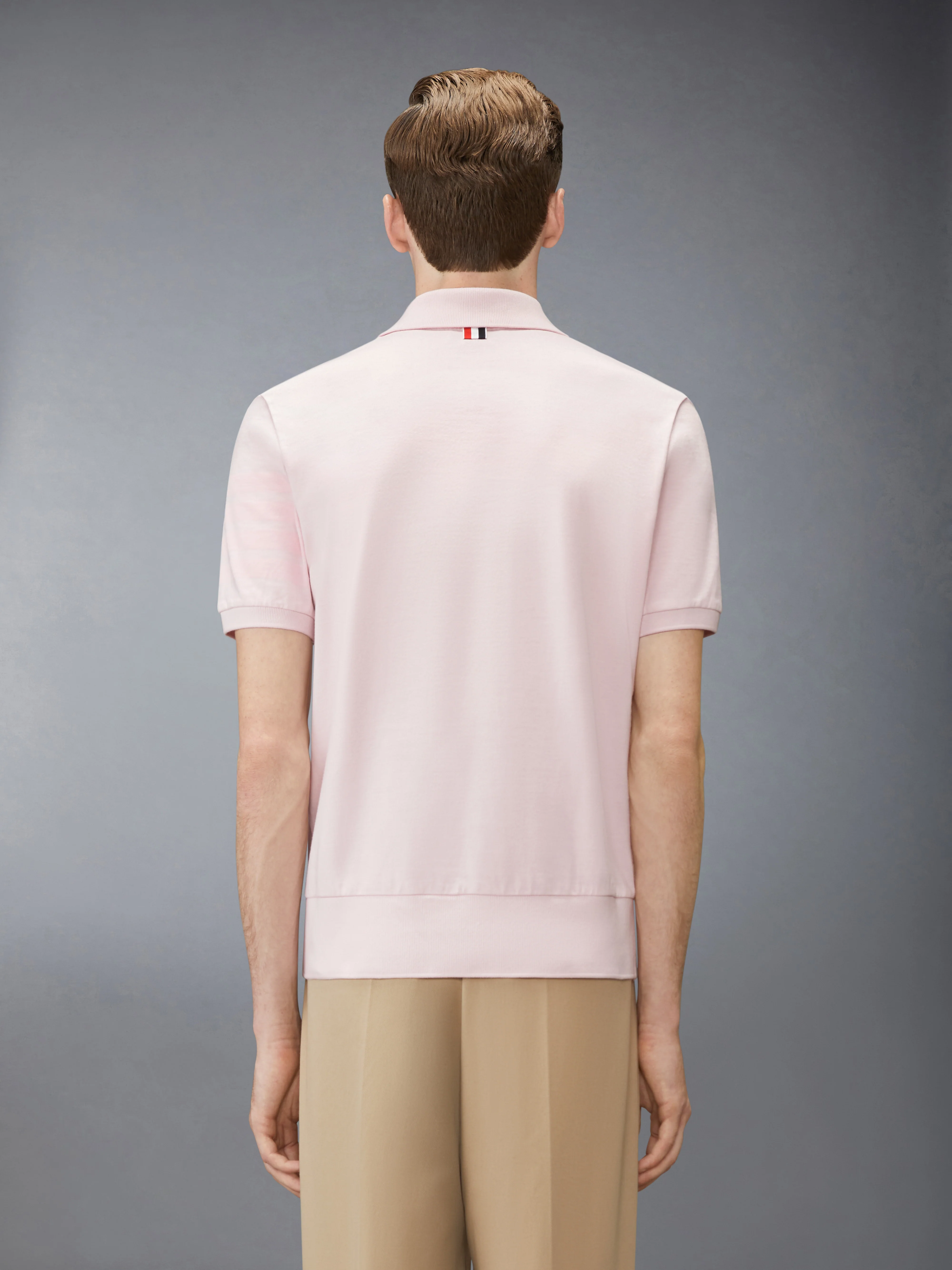 GARMENT OVERDYED JERSEY 4-BAR POLO - Image 2
