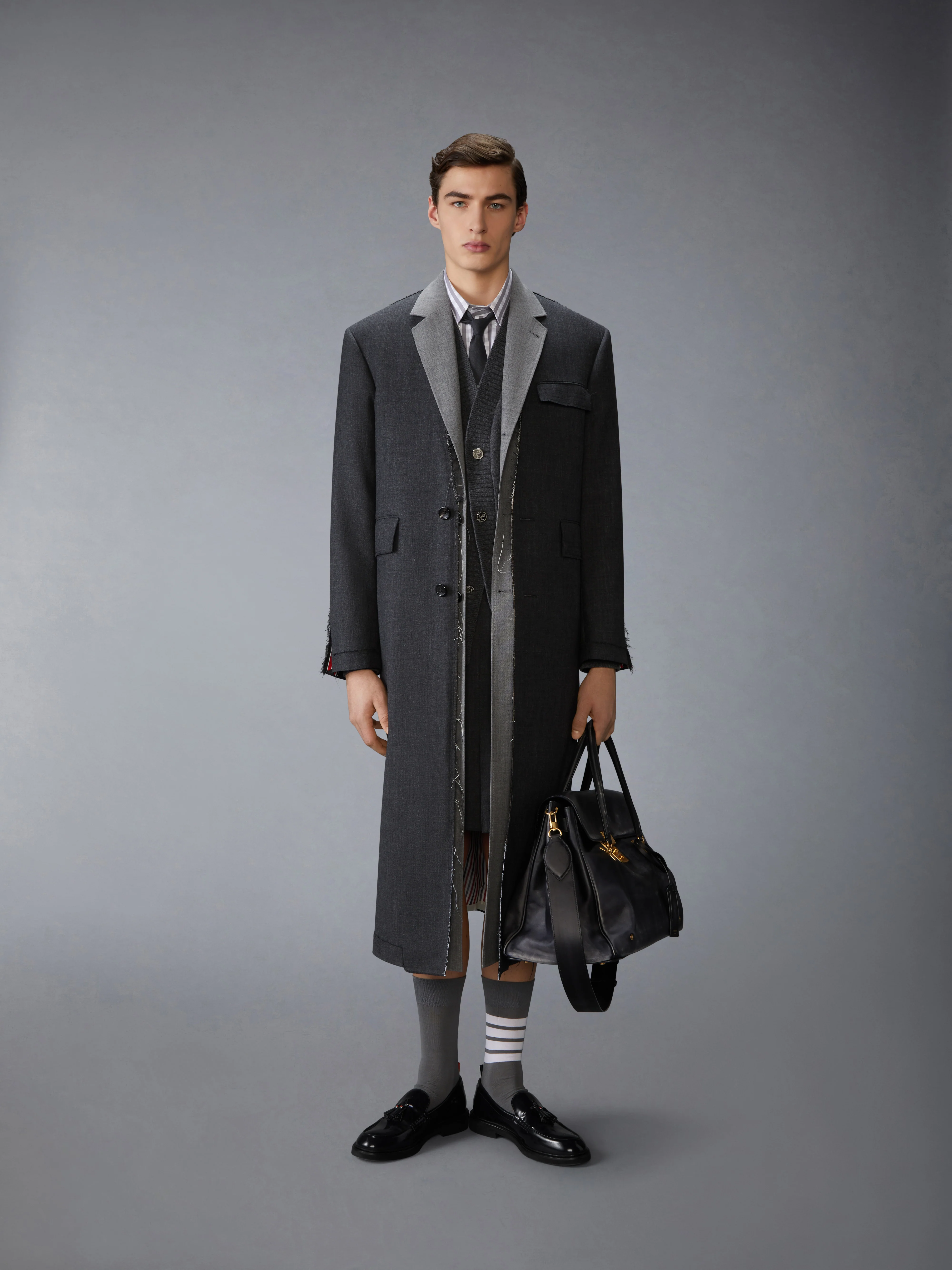 GINGHAM CHECK POPLIN ARMBAND SHIRT - Image 4