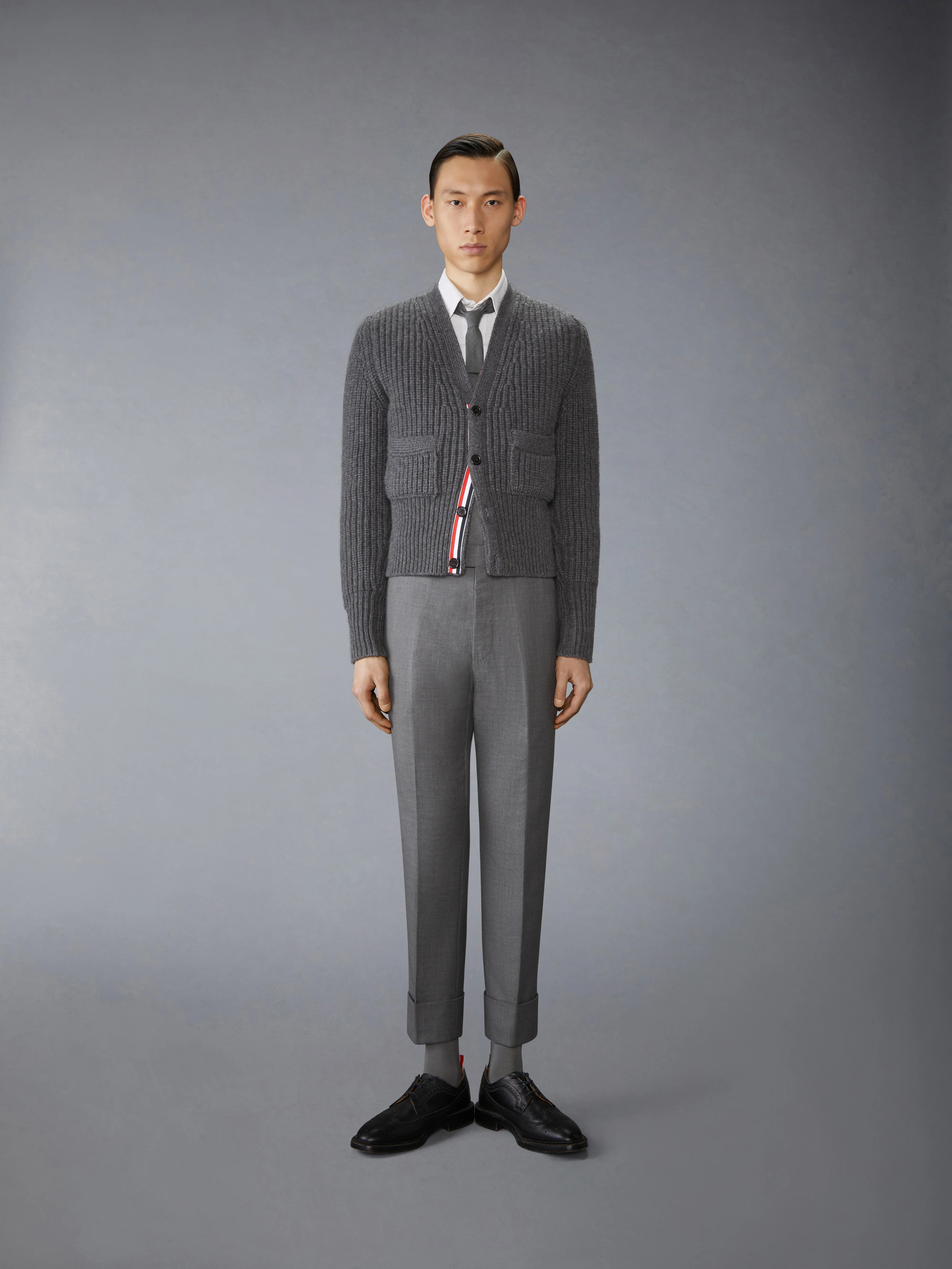 HALF STITCH CASHMERE CARDIGAN - Image 3