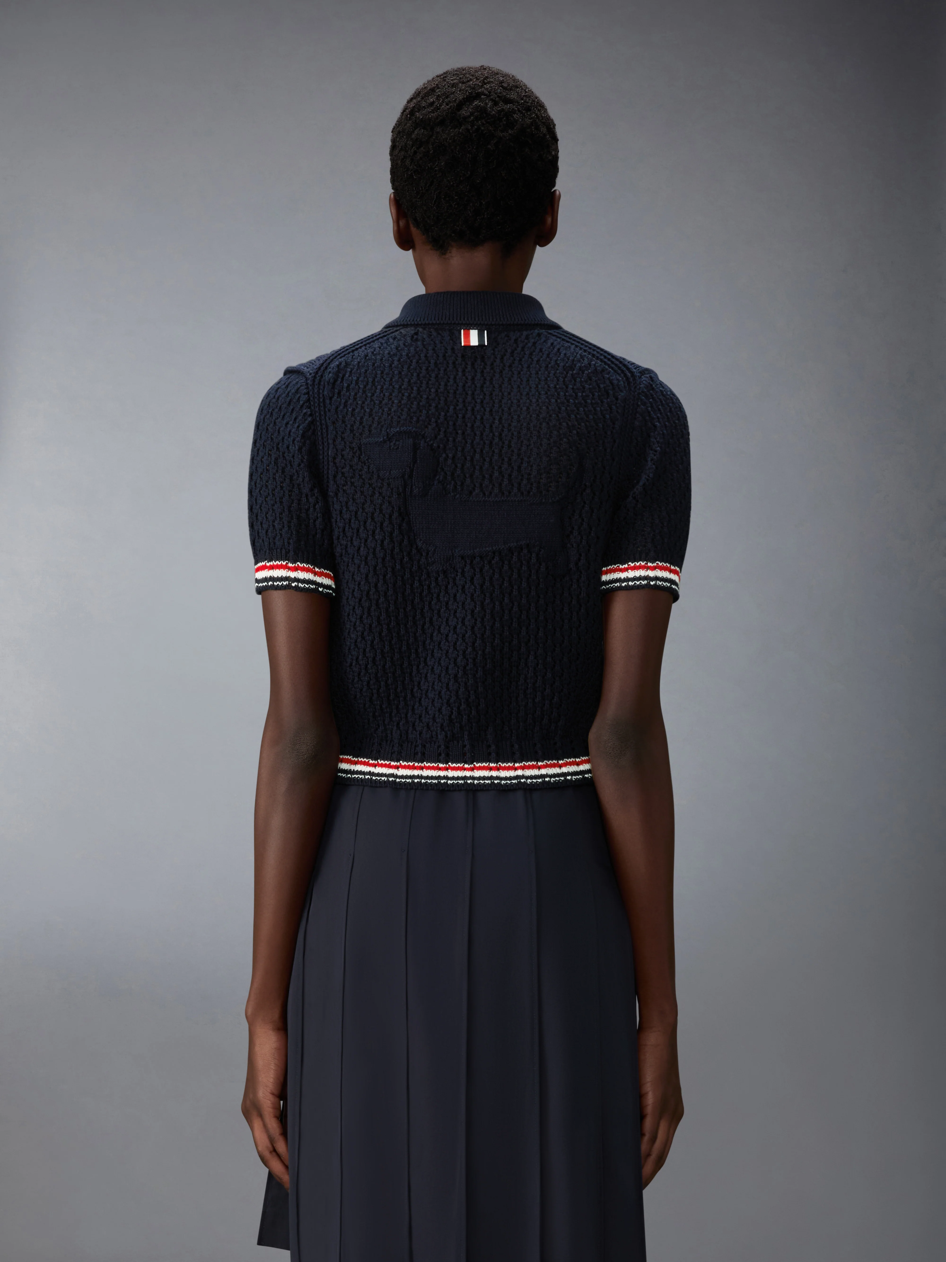 HECTOR POINTELLE SHORT SLEEVE CARDIGAN - Image 2