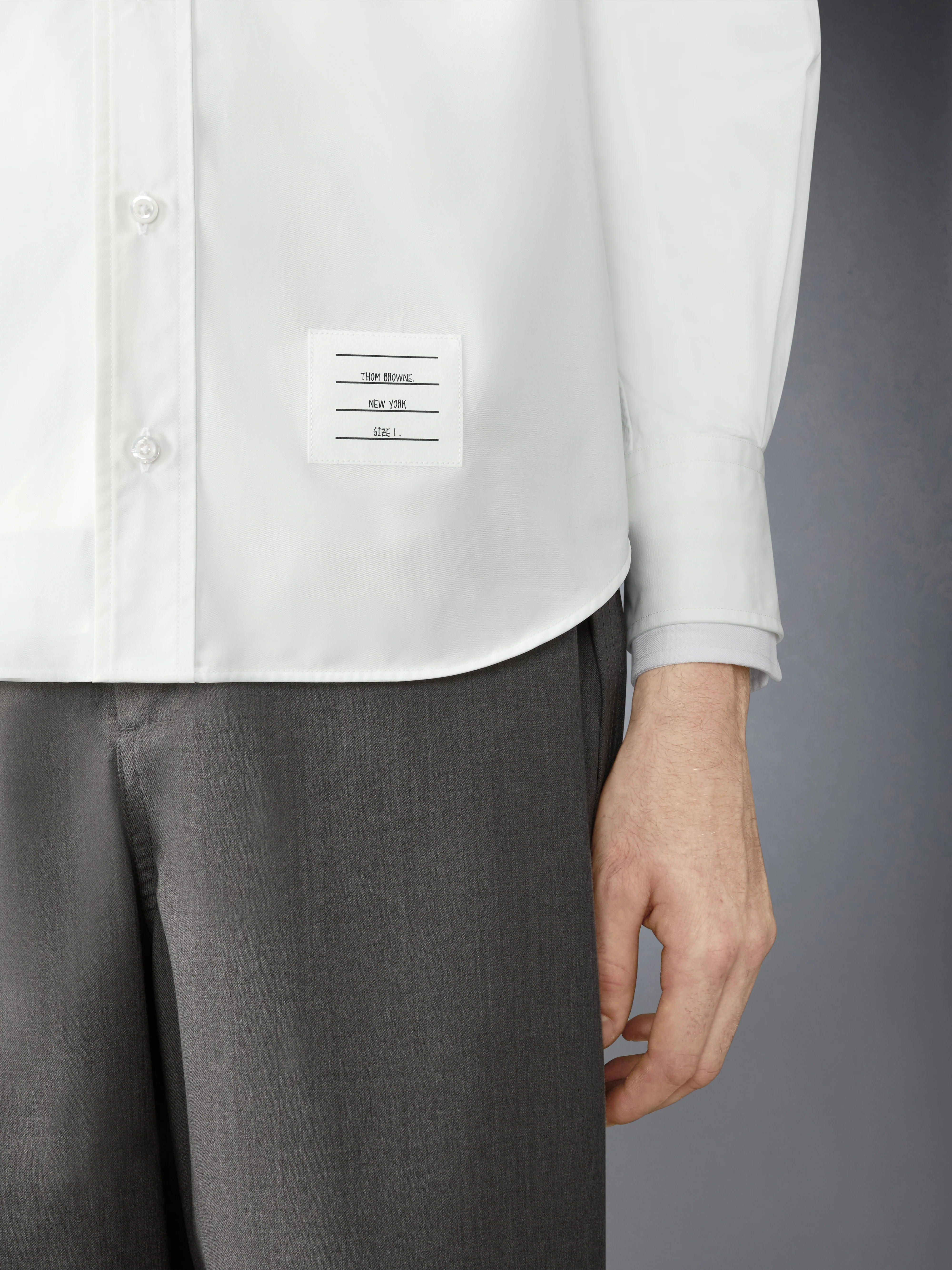 HOODED NYLON ARMBAND SHIRT - Image 4