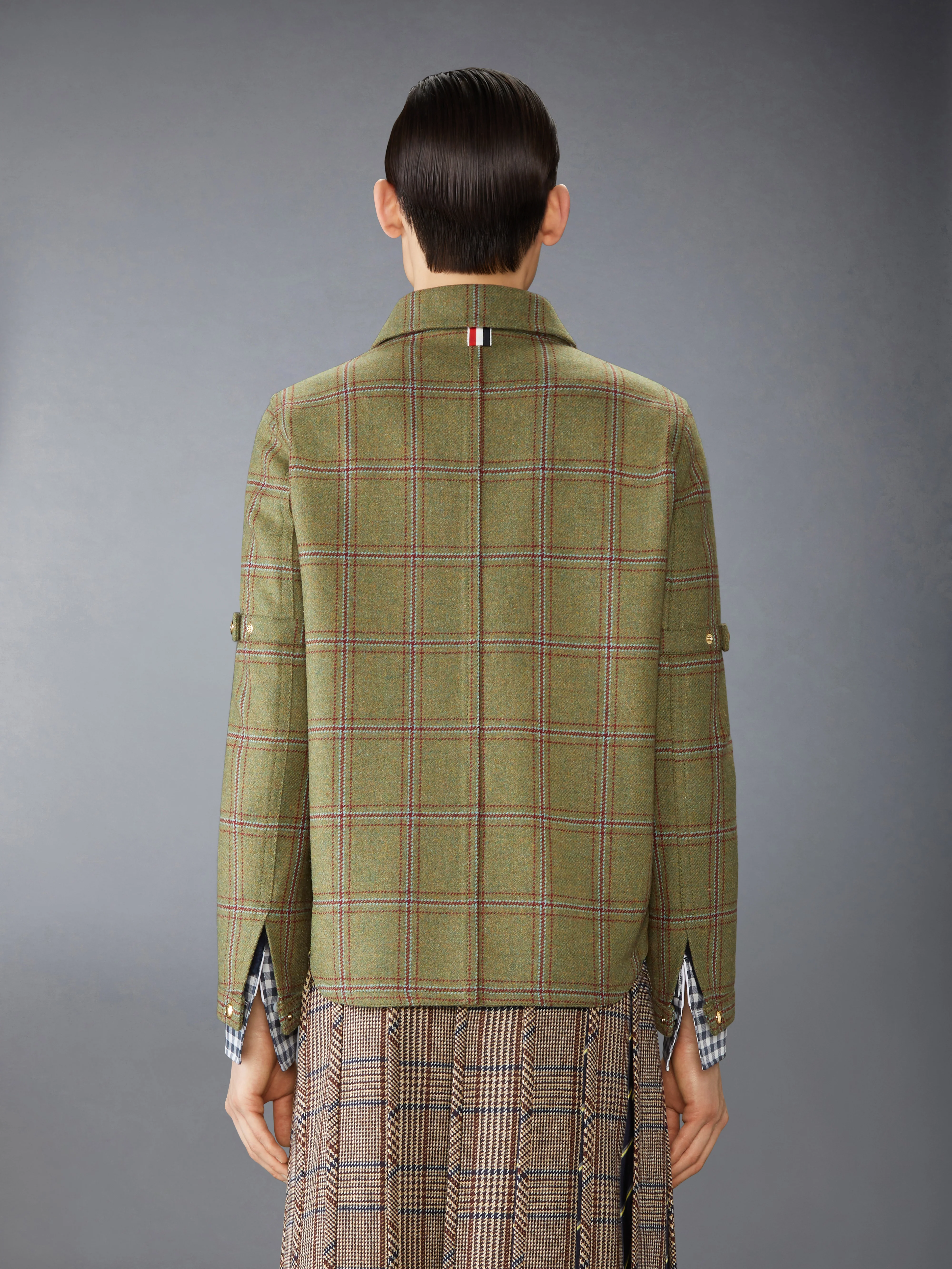 HUNTING TWEED ARMBAND UTILITY JACKET - Image 2