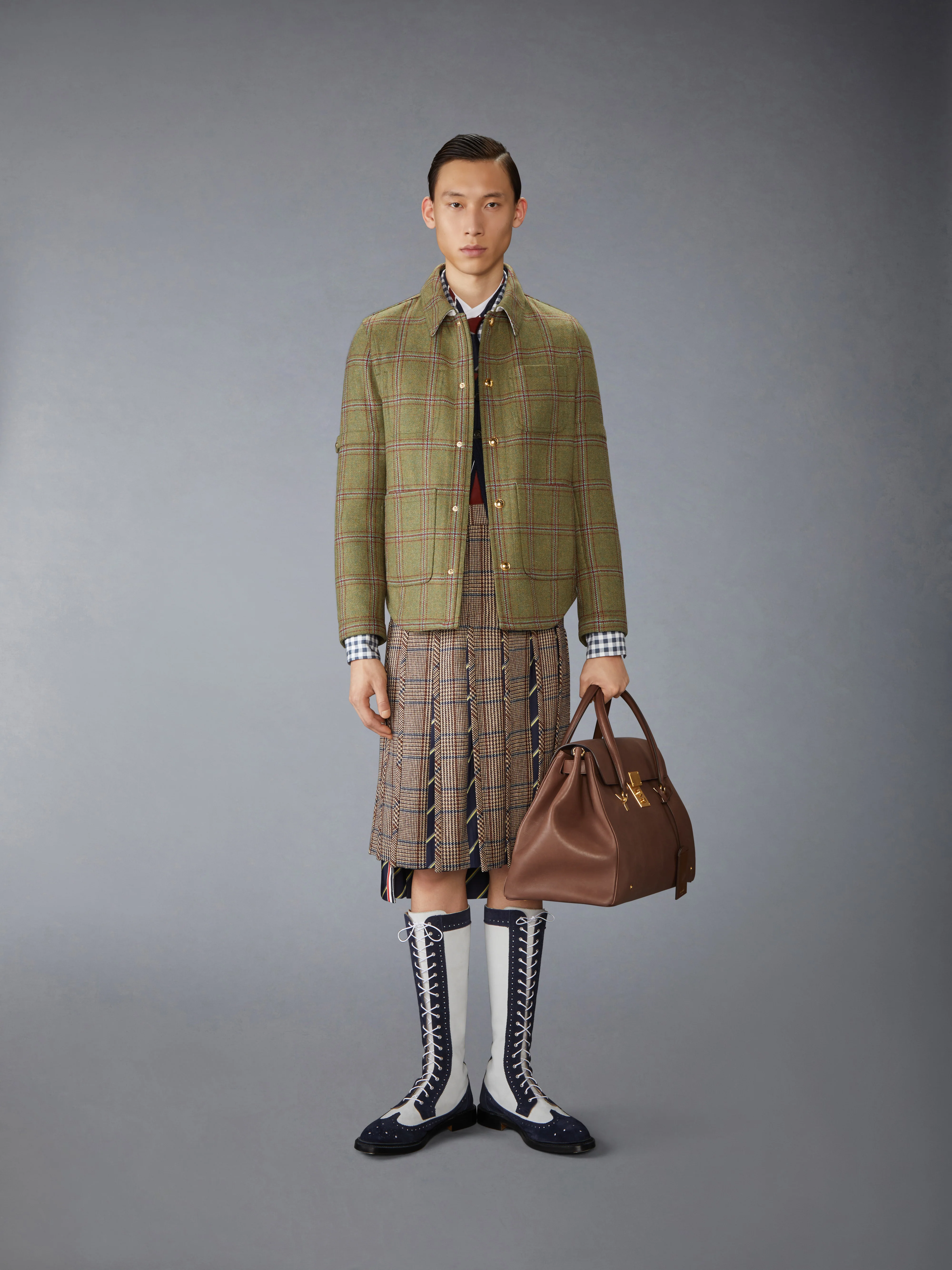 HUNTING TWEED ARMBAND UTILITY JACKET - Image 3