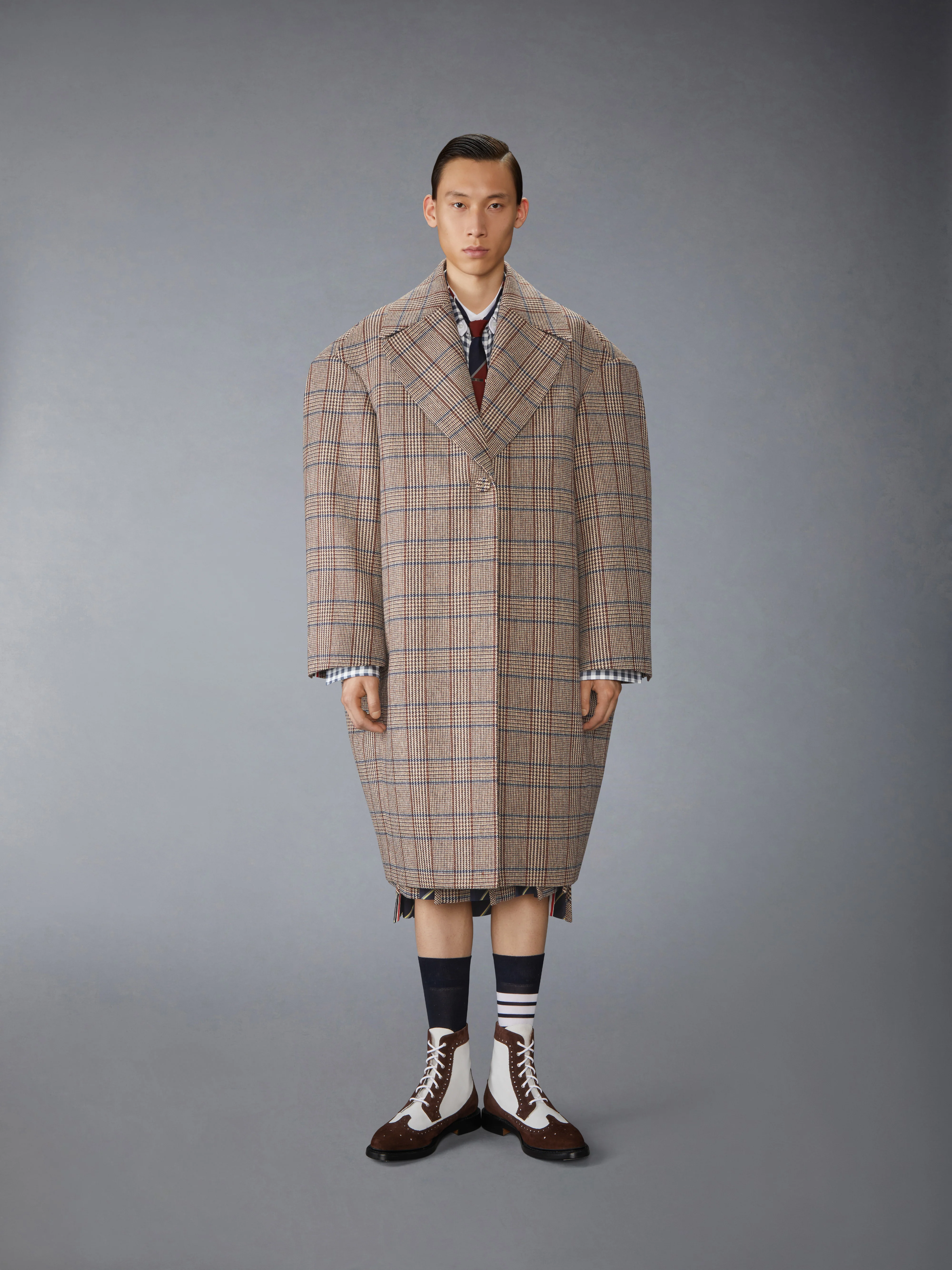 HUNTING TWEED COCOON COAT - Image 2