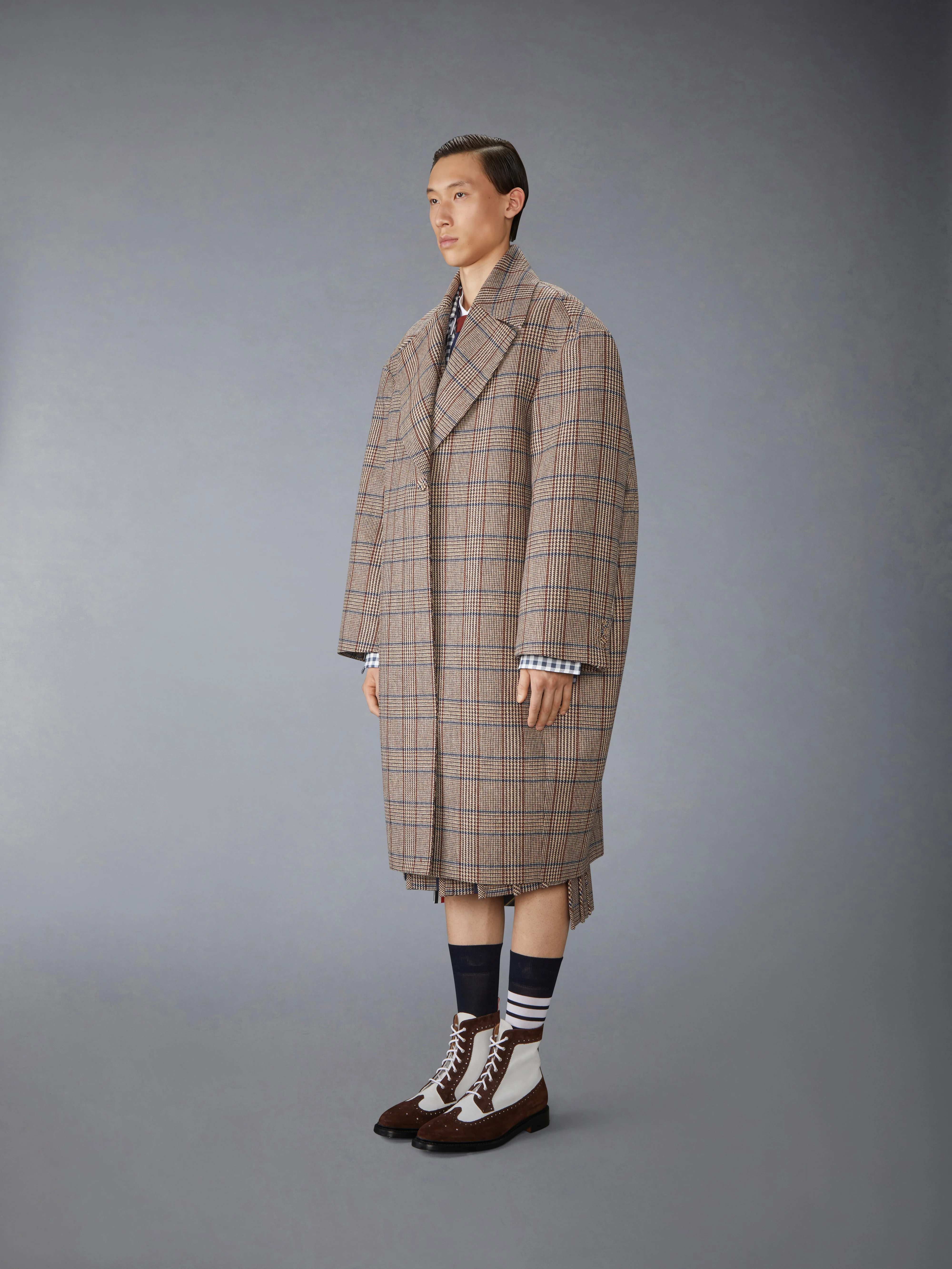 HUNTING TWEED COCOON COAT - Image 5
