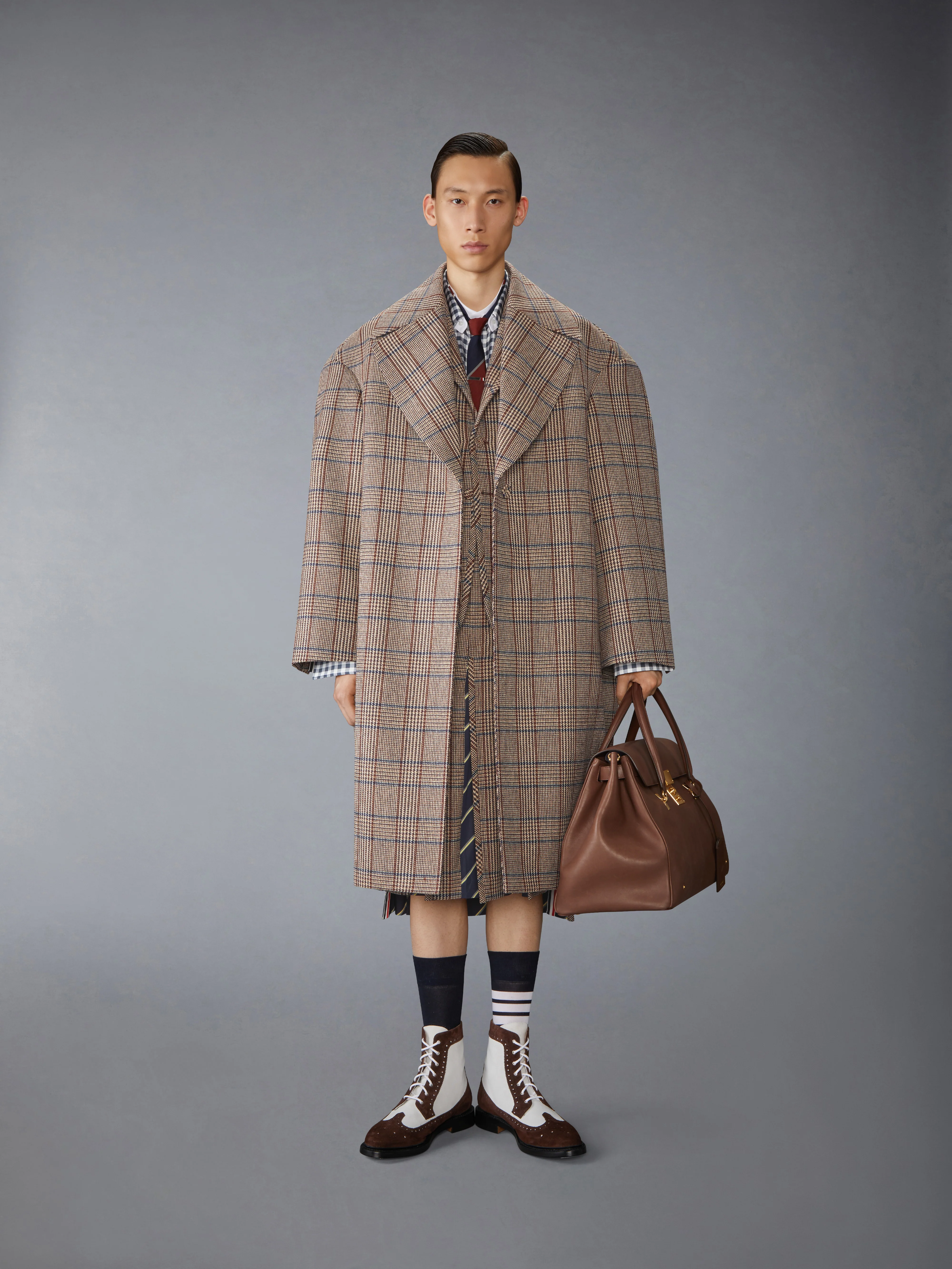 HUNTING TWEED COCOON COAT - Image 8