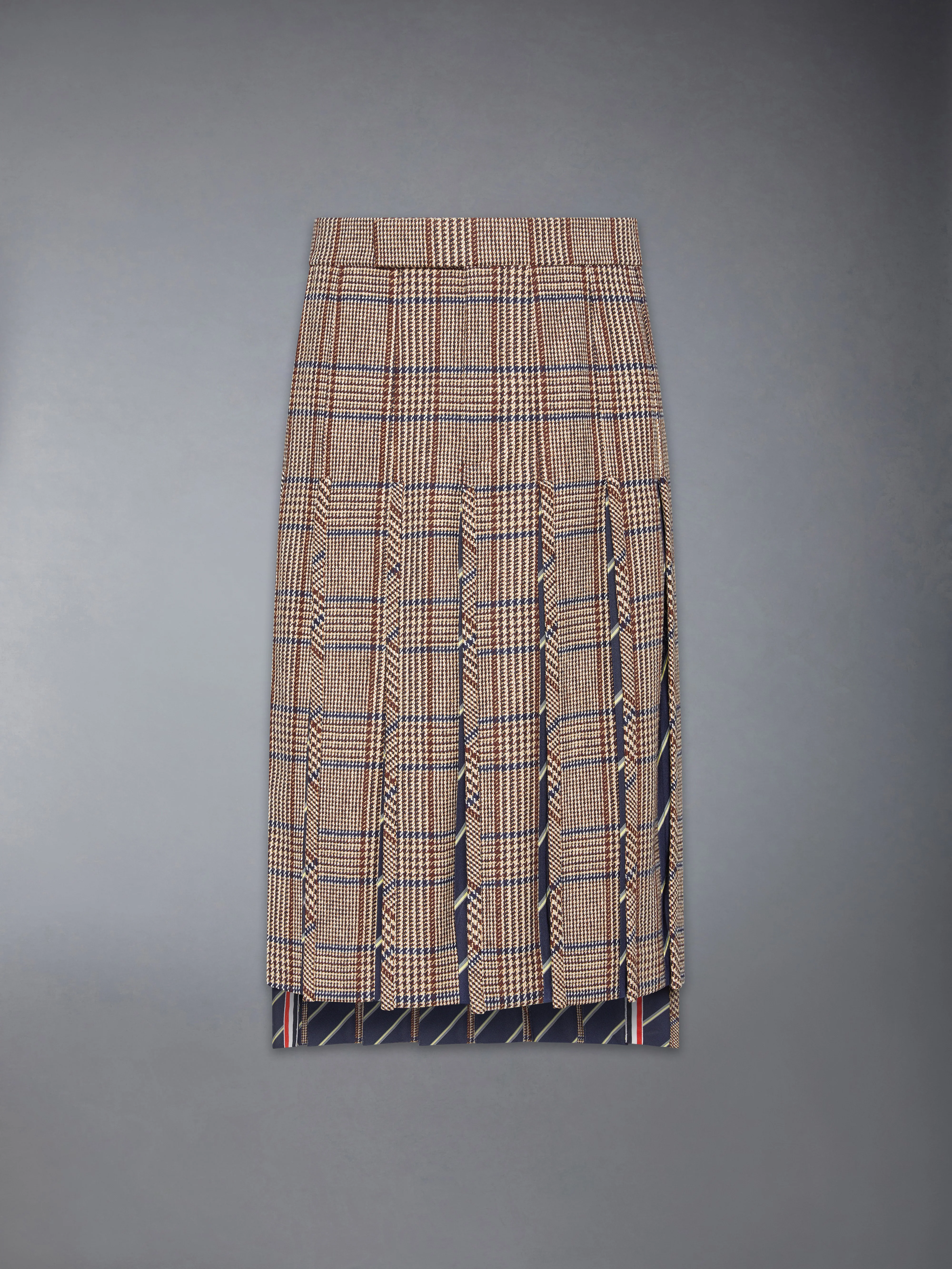 HUNTING TWEED LOW RISE PLEATED SKIRT - Image 7