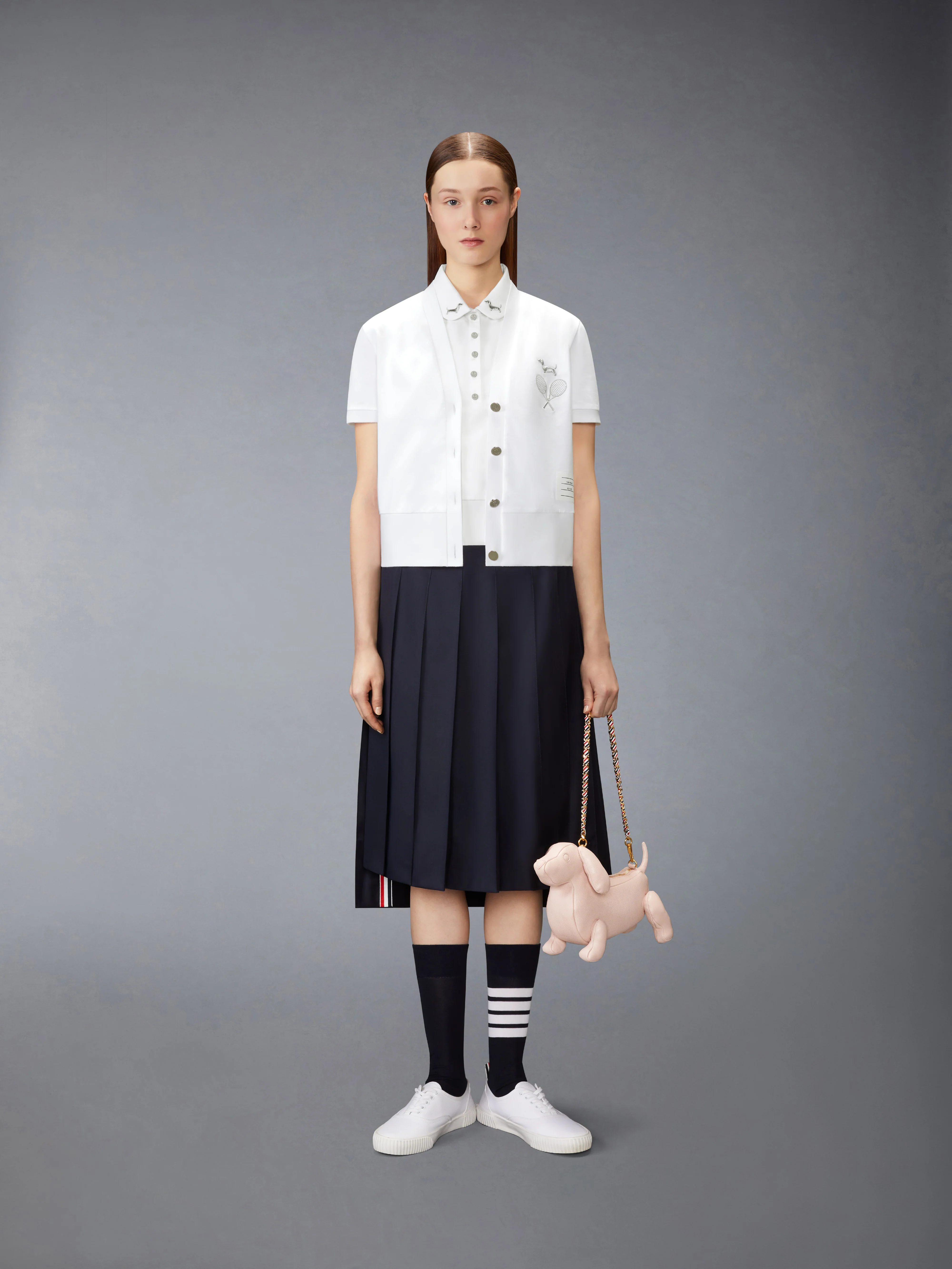 JERSEY EMBROIDERY SLEEVELESS POLO - Image 4