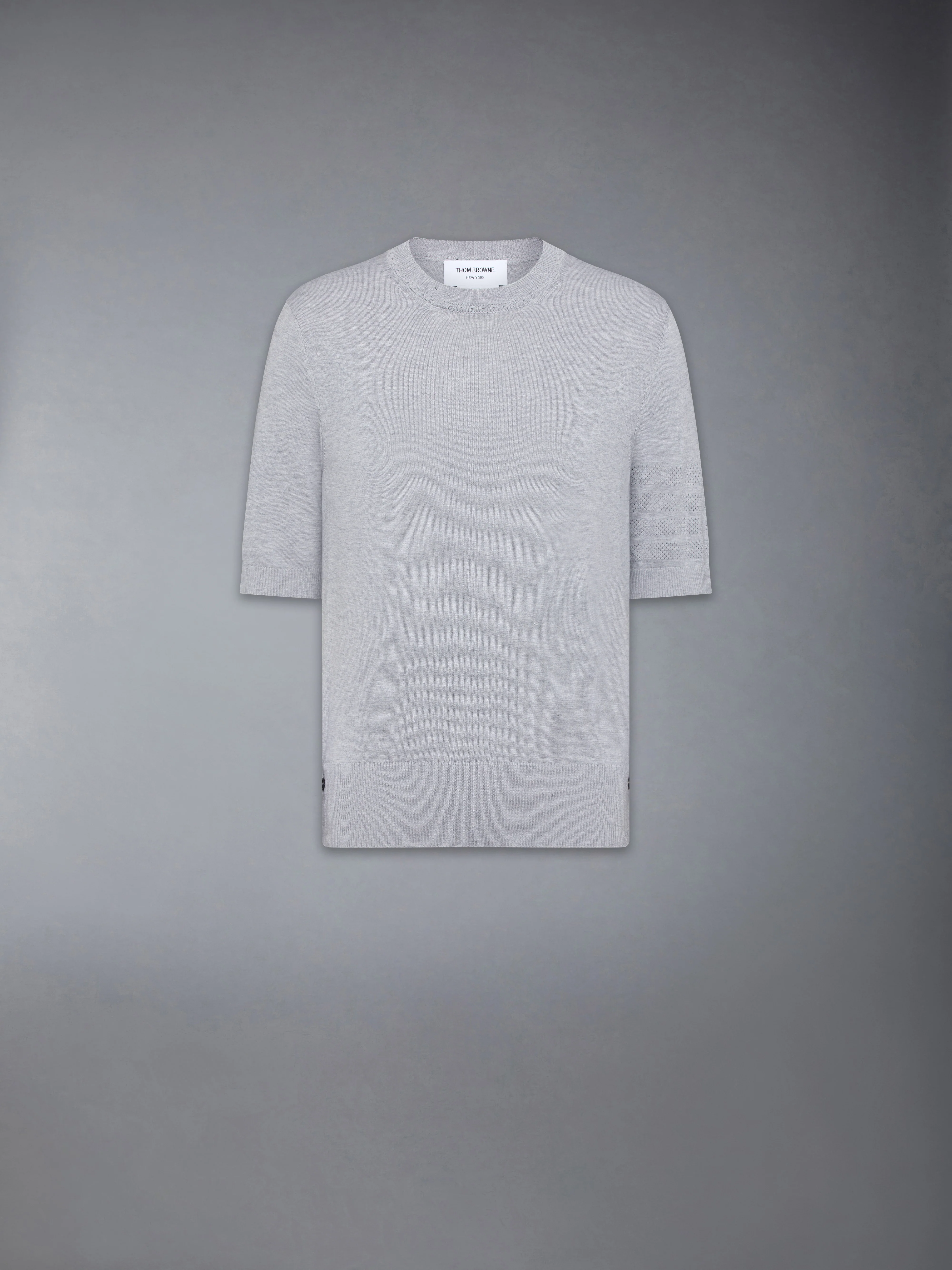 JERSEY STITCH POINTELLE 4-BAR TEE - Image 6