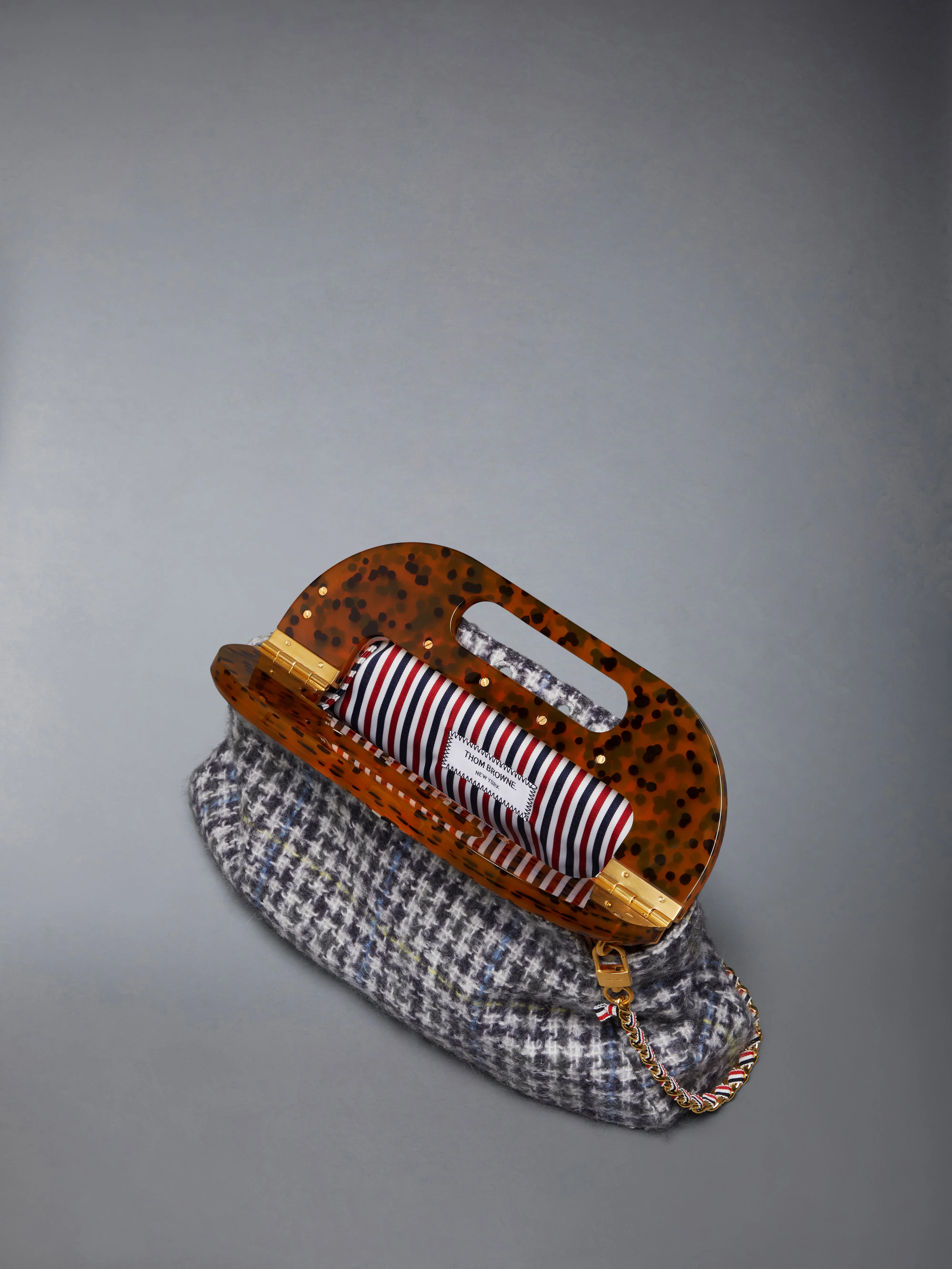 JR. TEVIOT BAG IN GUNCLUB CHECK MOHAIR - Image 5