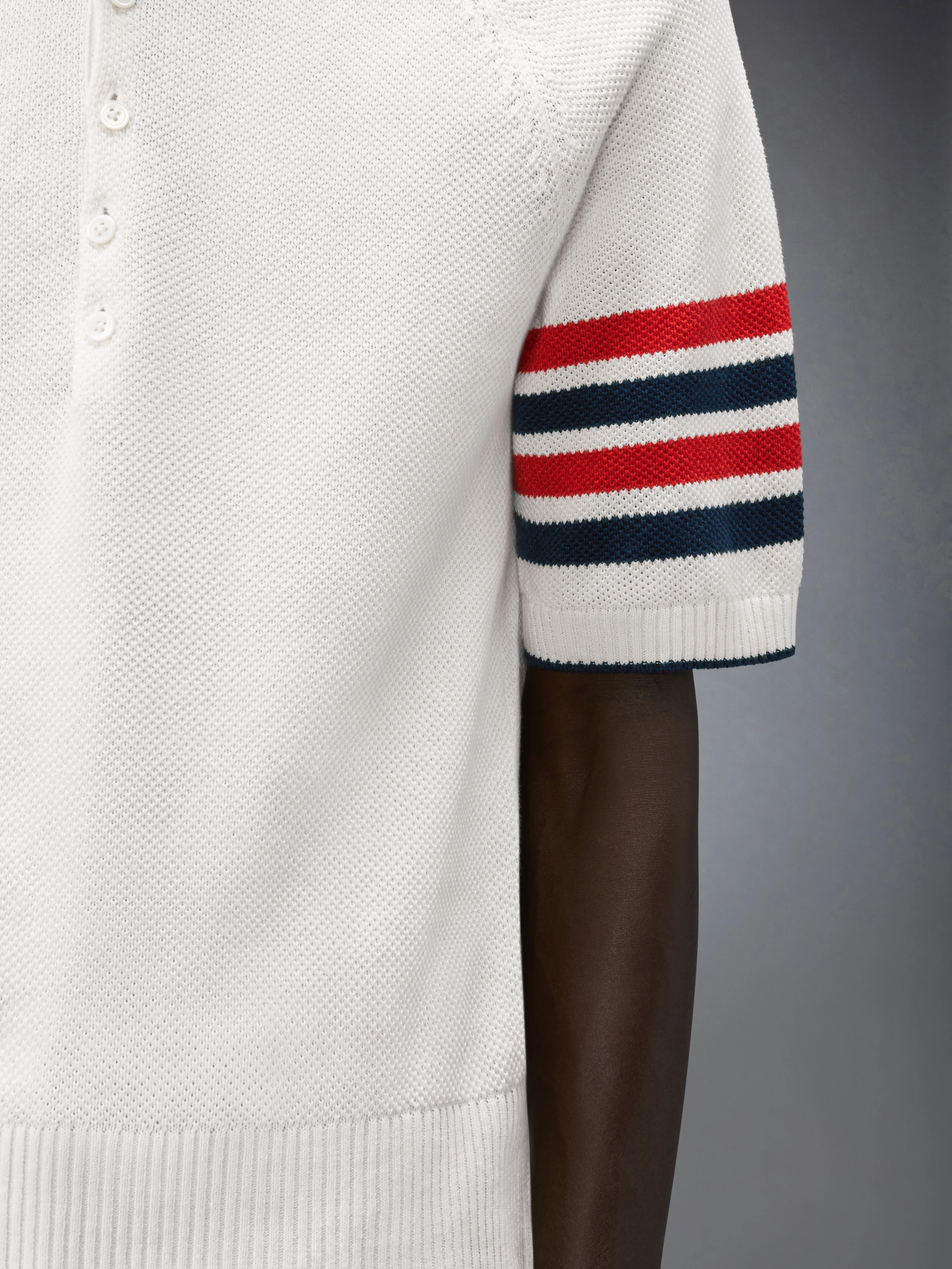 LINEN COTTON 4-BAR RELAXED FIT POLO - Image 5