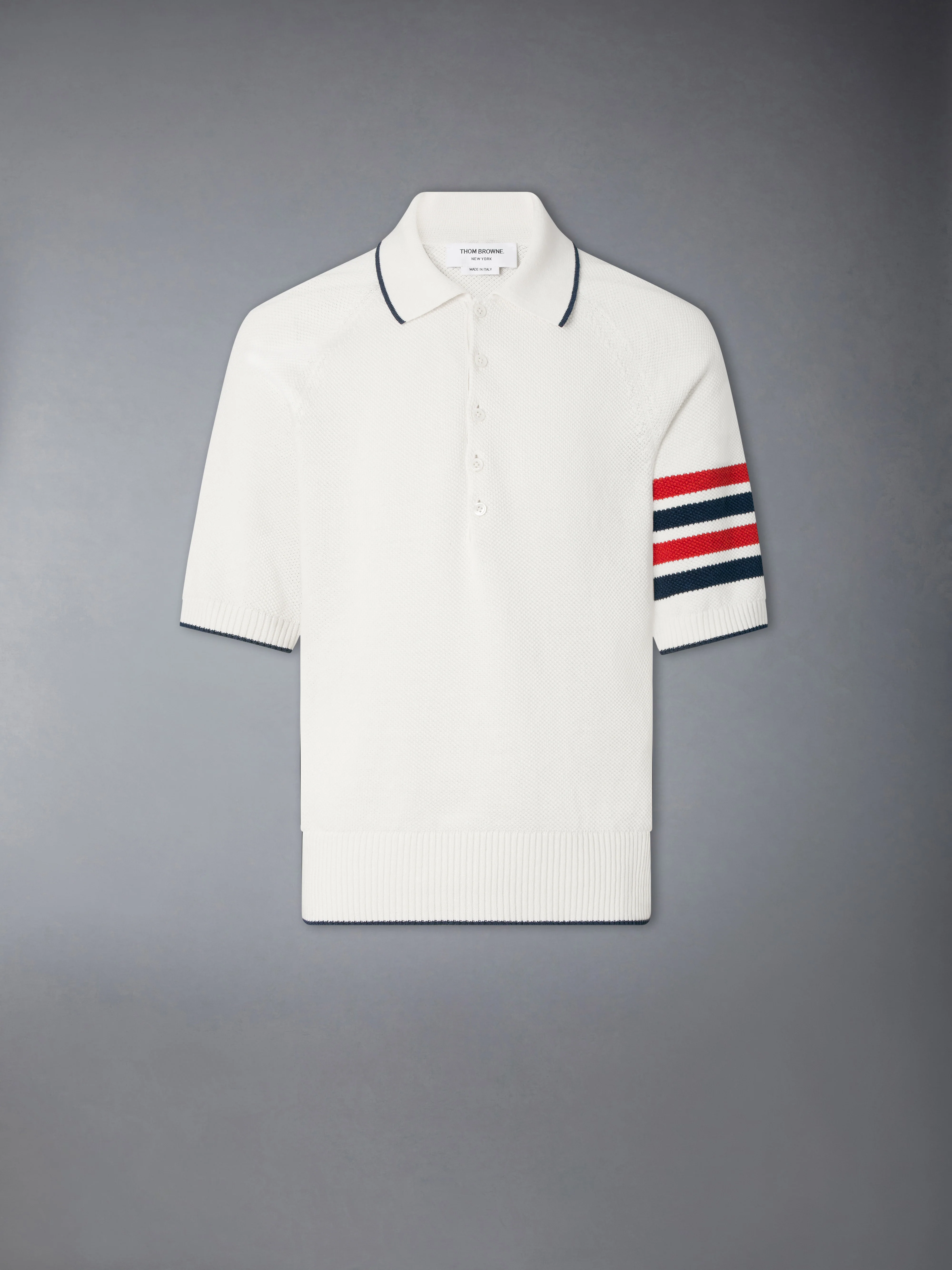 LINEN COTTON 4-BAR RELAXED FIT POLO - Image 6