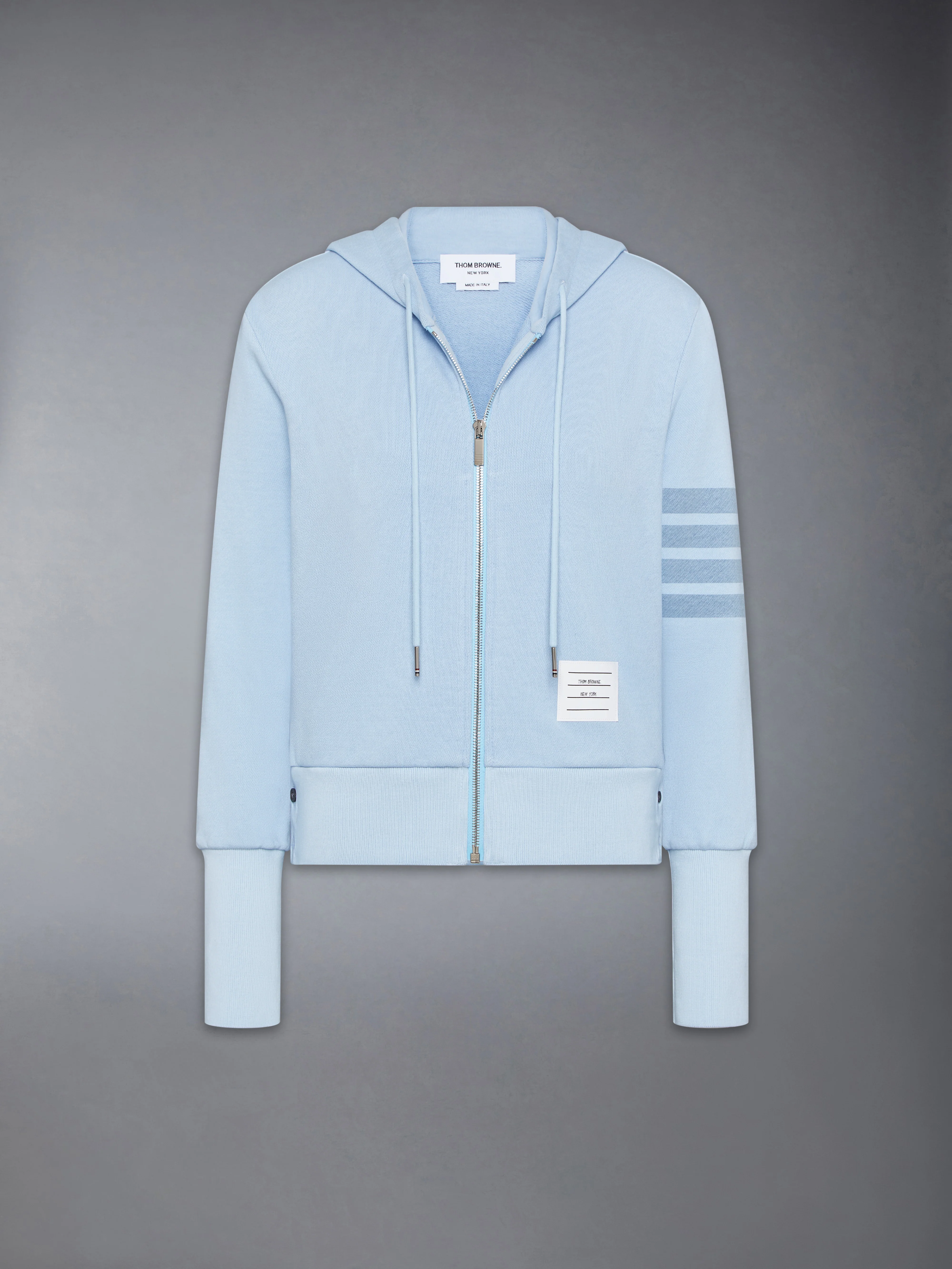 LOOPBACK 4-BAR SHRUNKEN HOODIE - Image 6