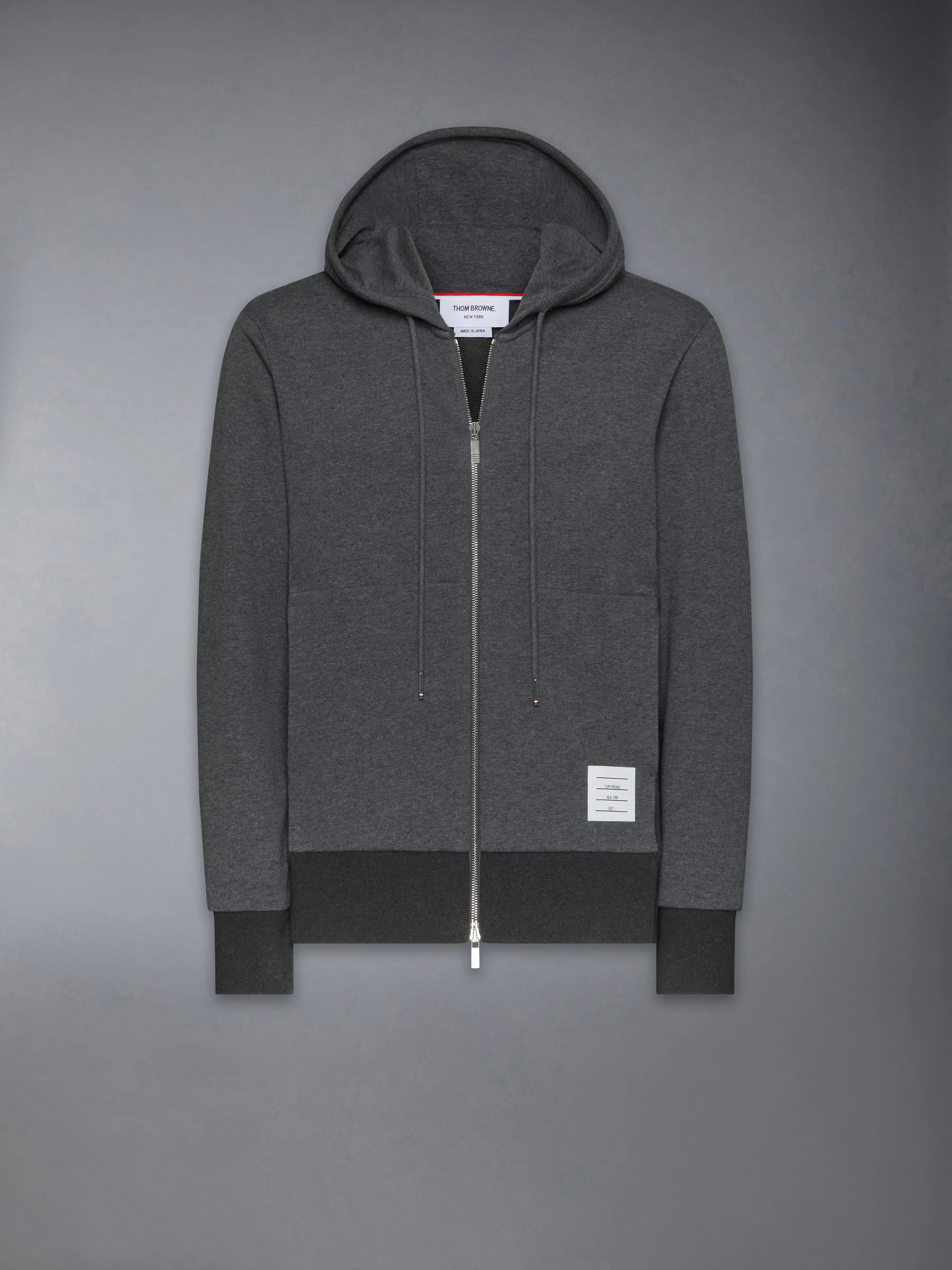 LOOPBACK JERSEY 4-BAR ZIP UP HOODIE - Image 7
