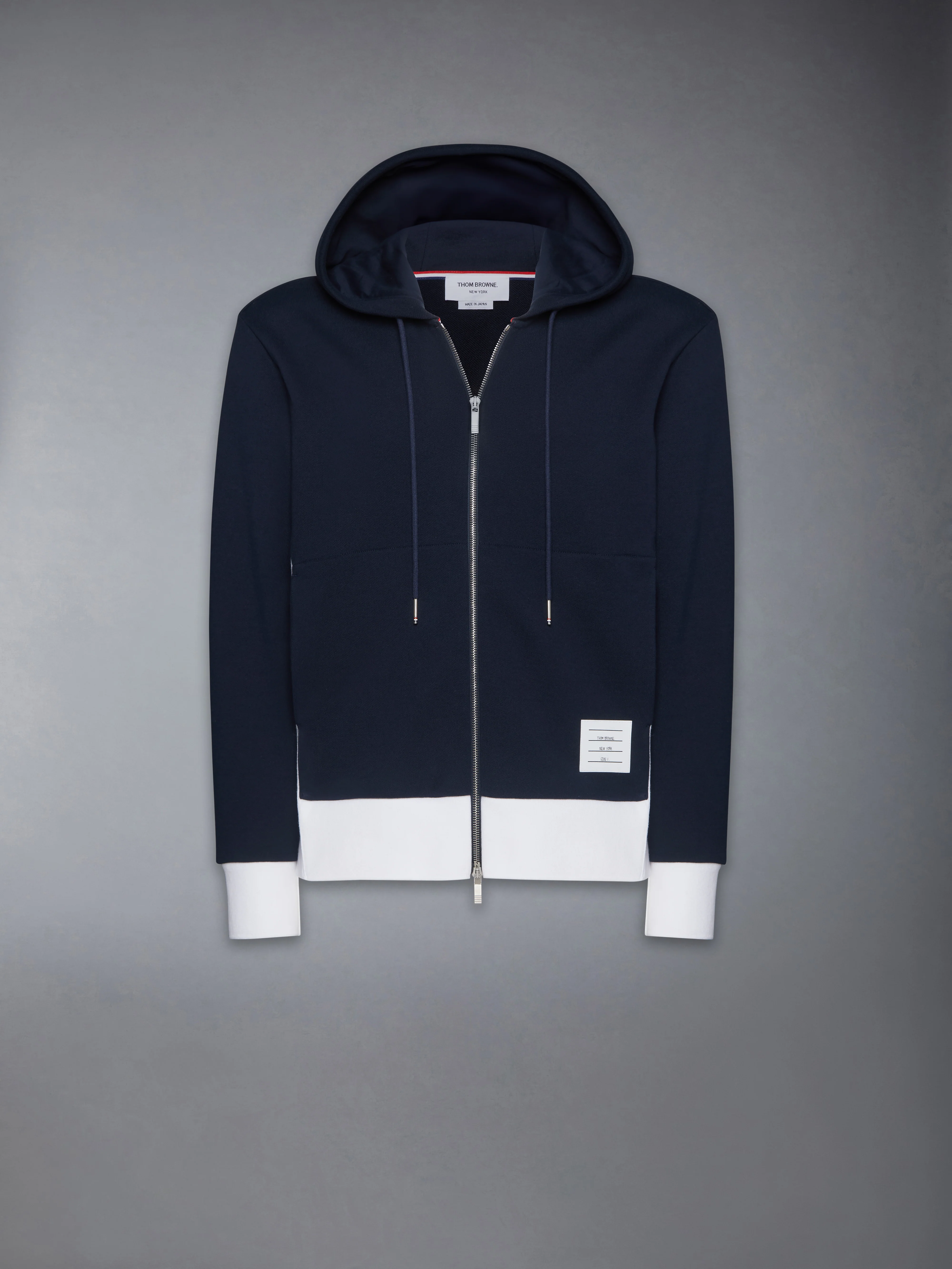 LOOPBACK JERSEY 4-BAR ZIP UP HOODIE - Image 7