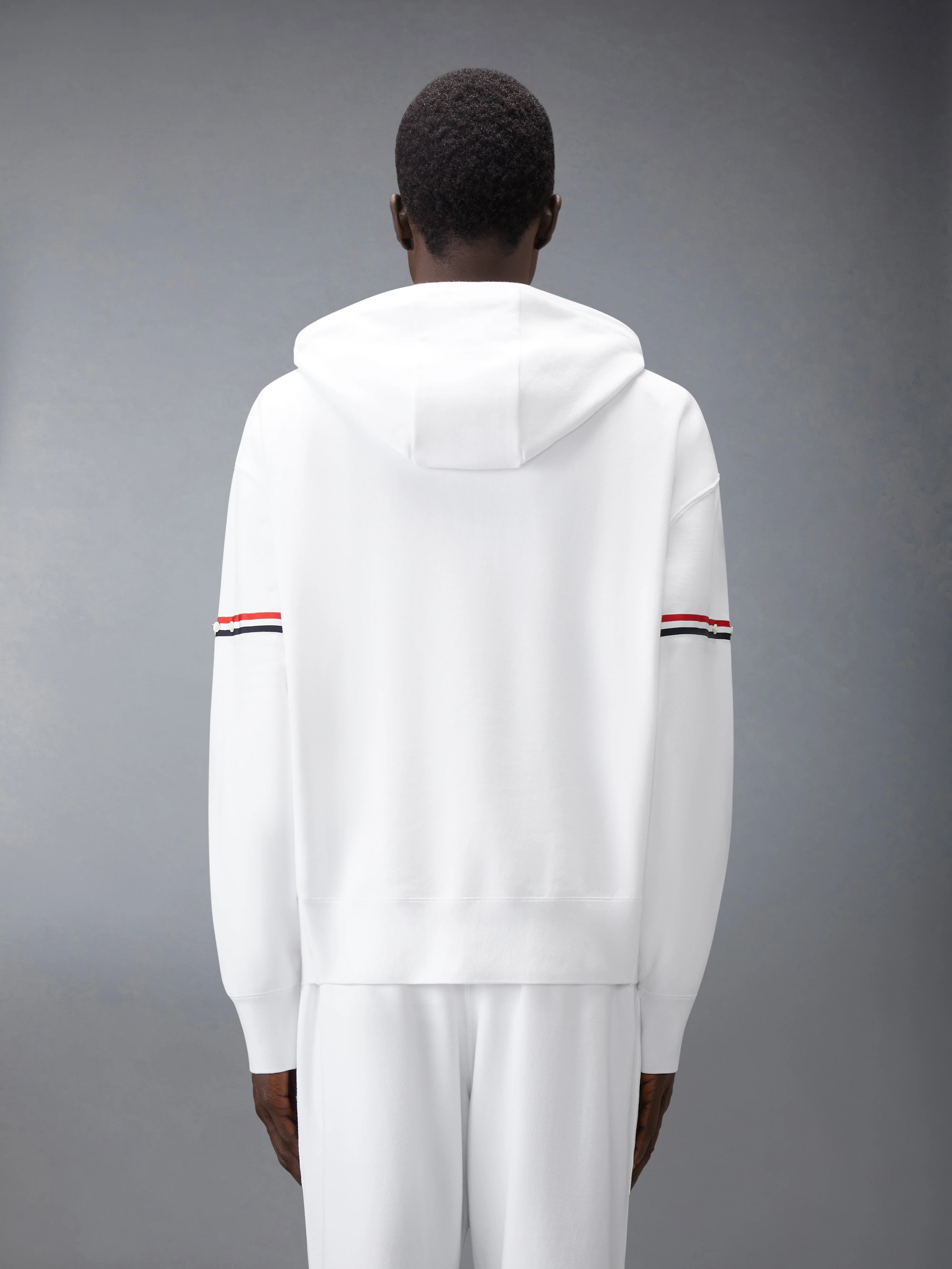 LOOPBACK JERSEY ARMBAND OVERSIZED HOODIE - Image 2
