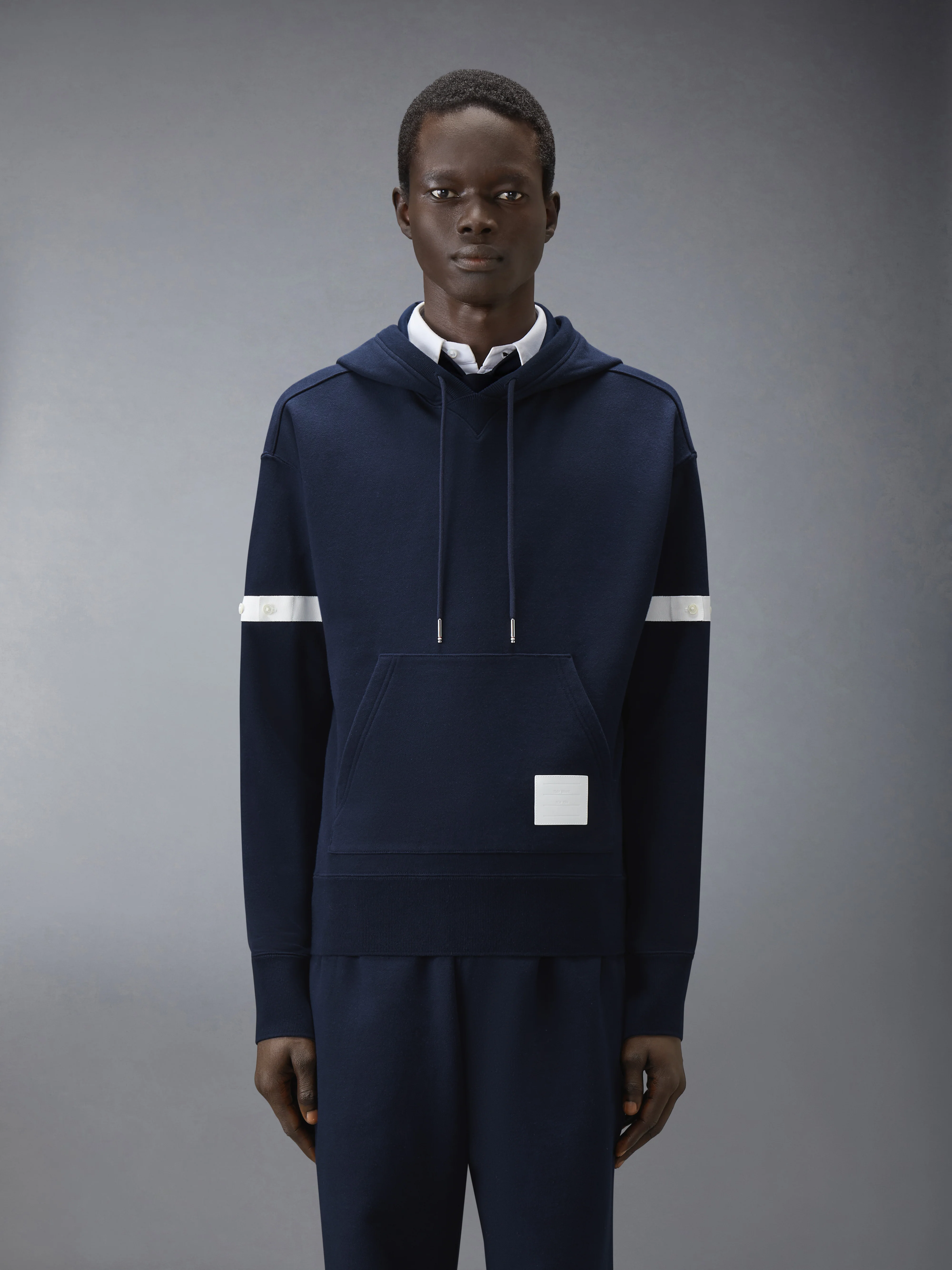 LOOPBACK JERSEY ARMBAND OVERSIZED HOODIE - Image 2