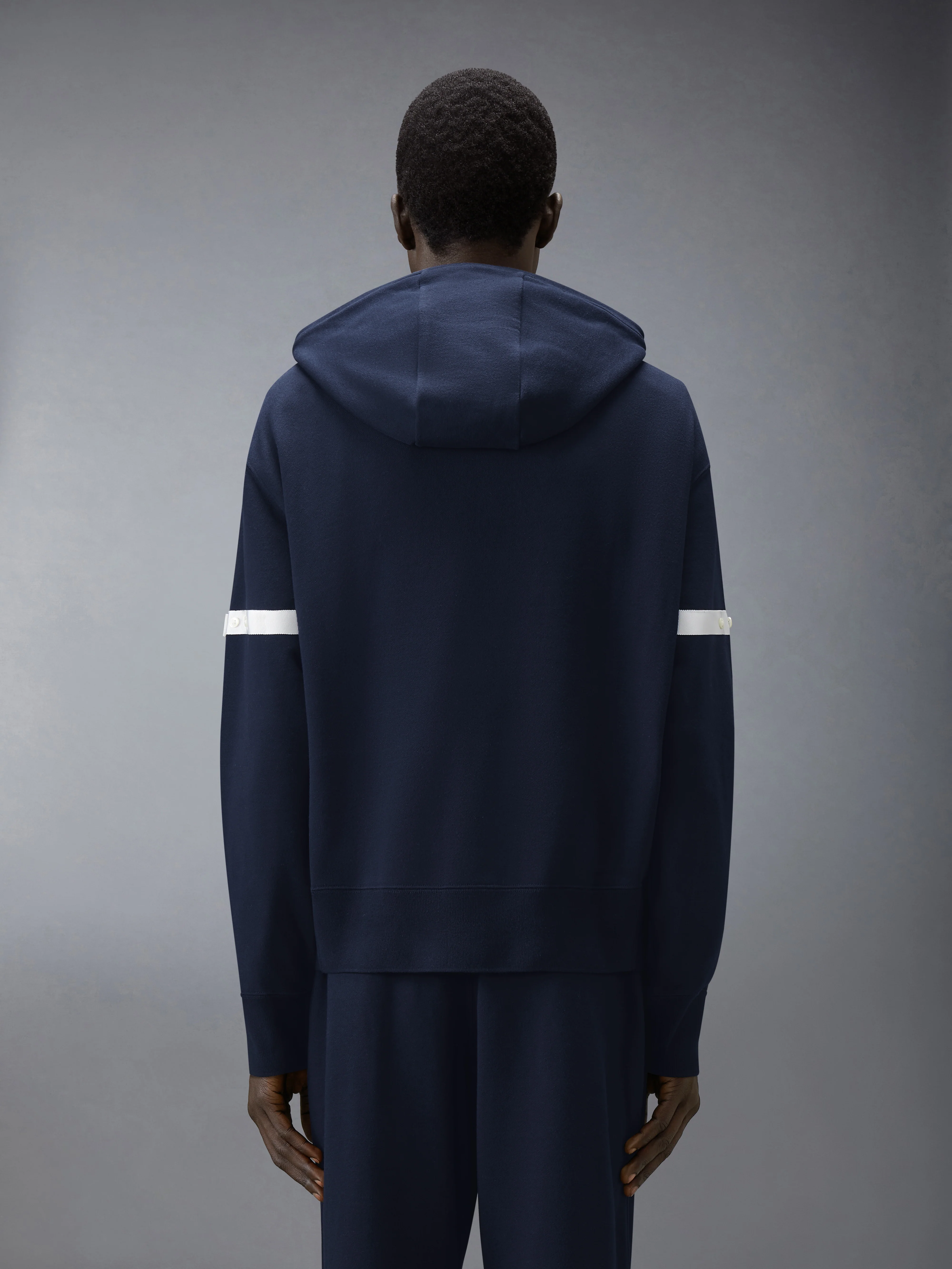 LOOPBACK JERSEY ARMBAND OVERSIZED HOODIE - Image 3