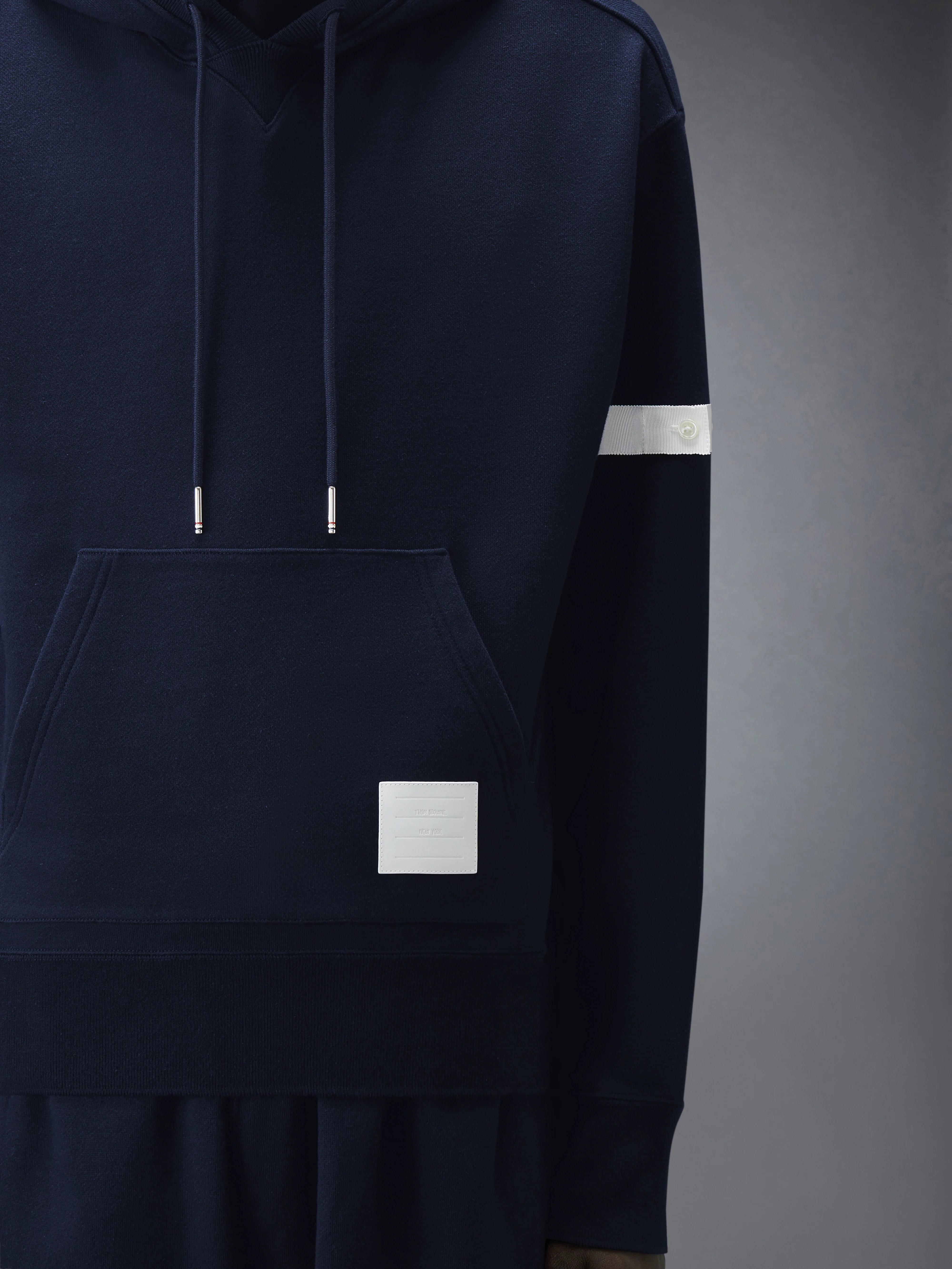 LOOPBACK JERSEY ARMBAND OVERSIZED HOODIE - Image 5