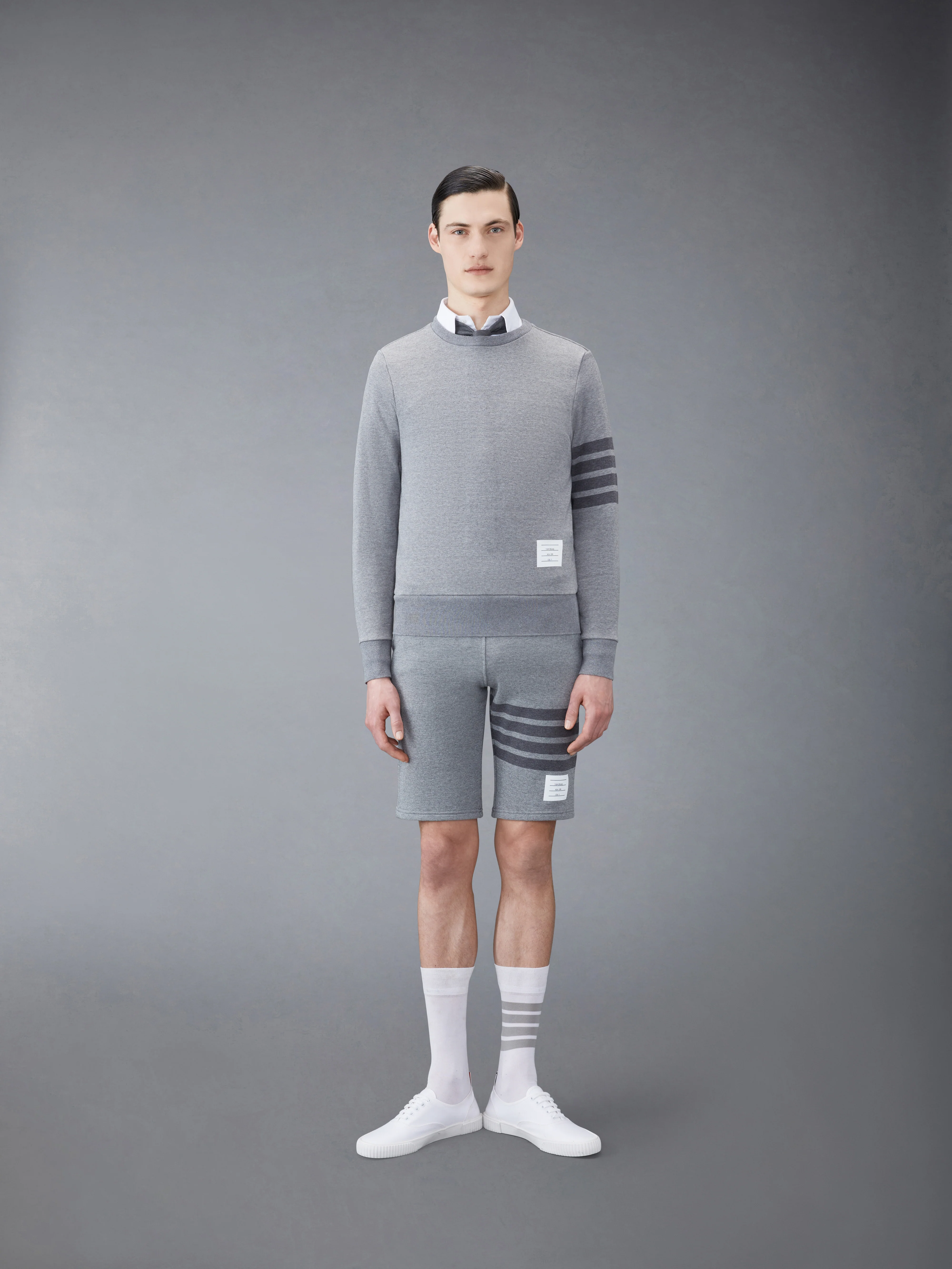 LOOPBACK TONAL 4-BAR SWEATSHORTS - Image 4