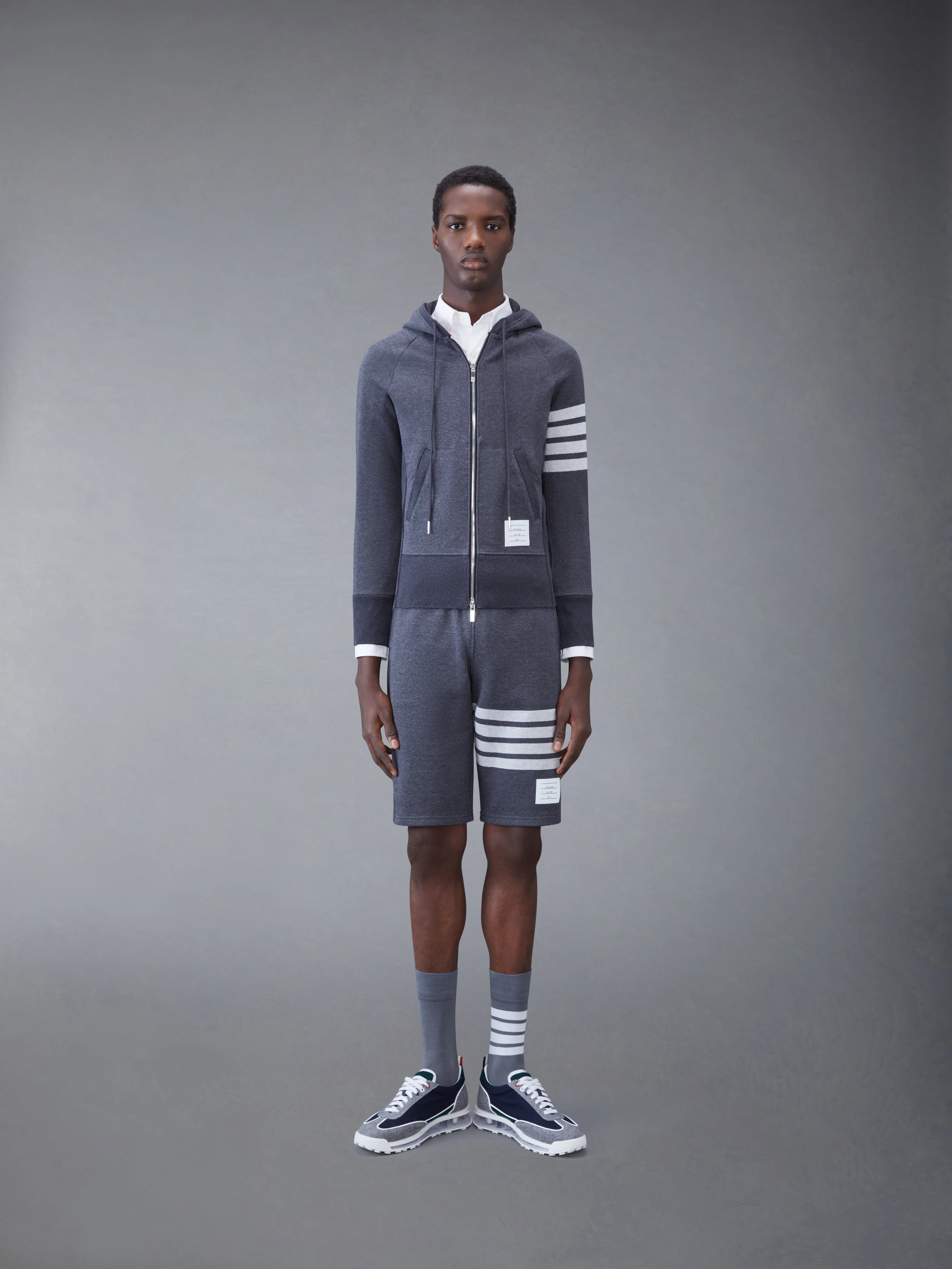 LOOPBACK TONAL 4-BAR SWEATSHORTS - Image 3