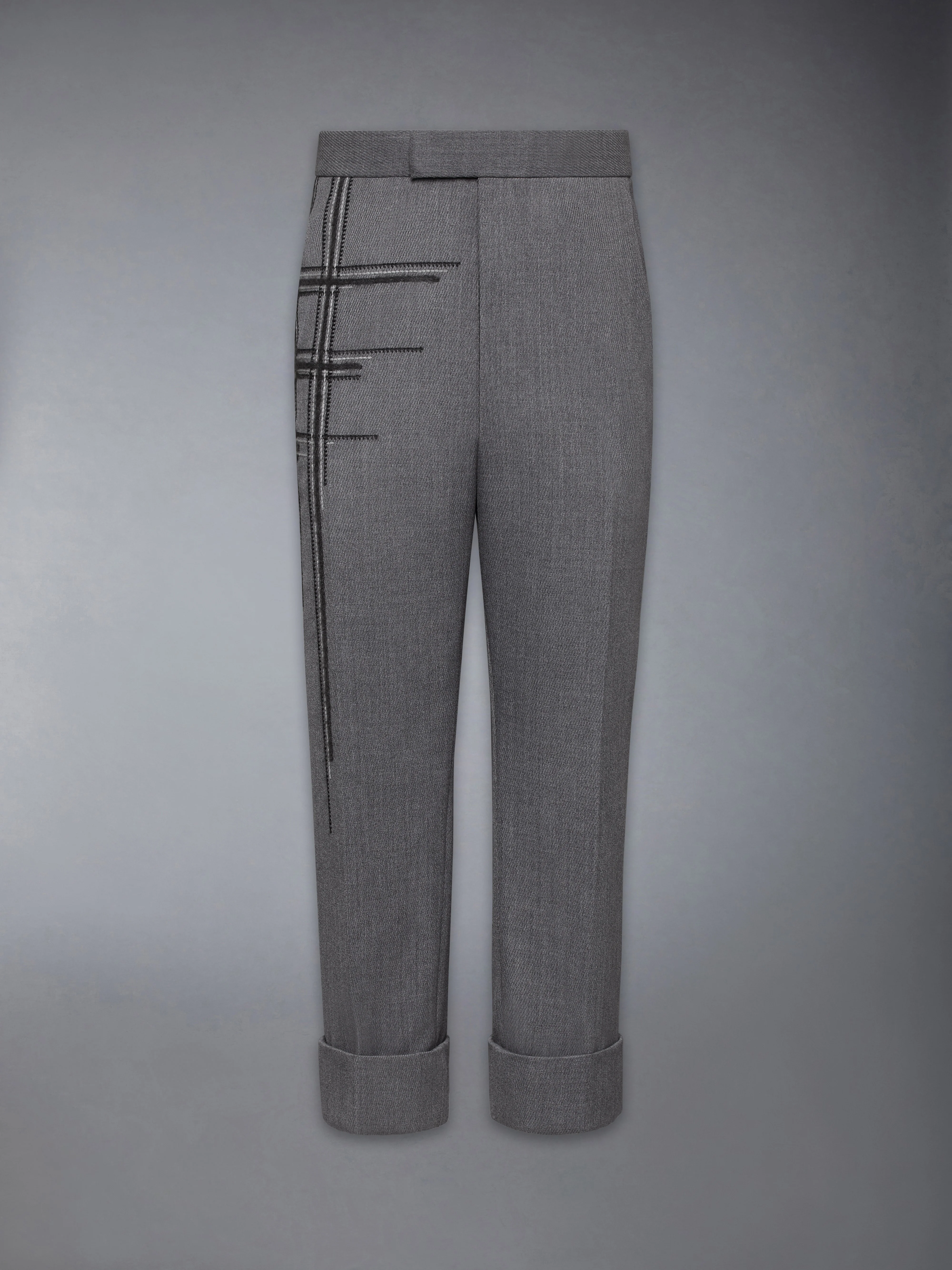LOW RISE WOOL SCHOOL UNIFORM TROUSER - Image 5