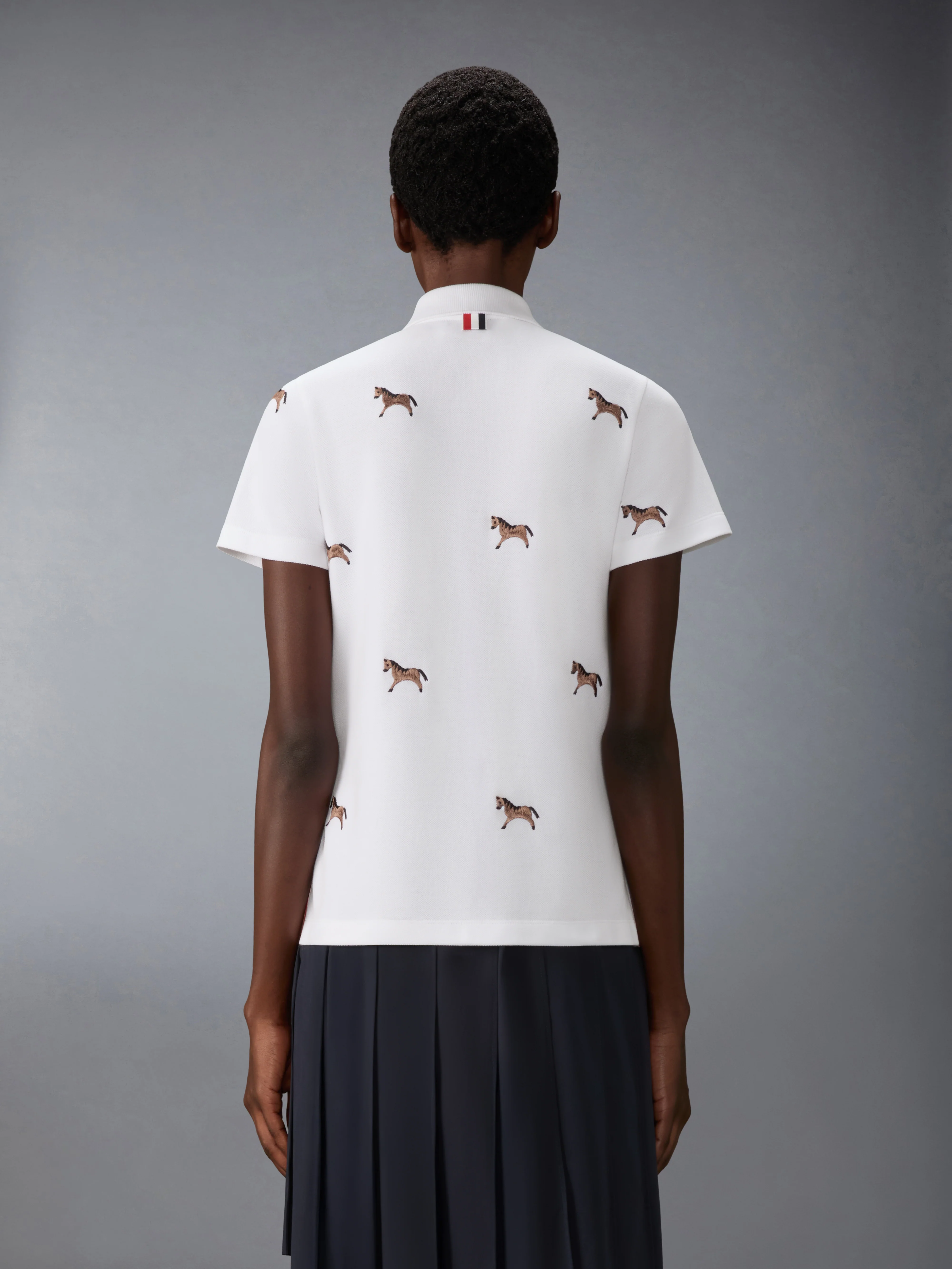 LUNAR NEW YEAR PIQUE HORSE EMBROIDERY POLO - Image 2