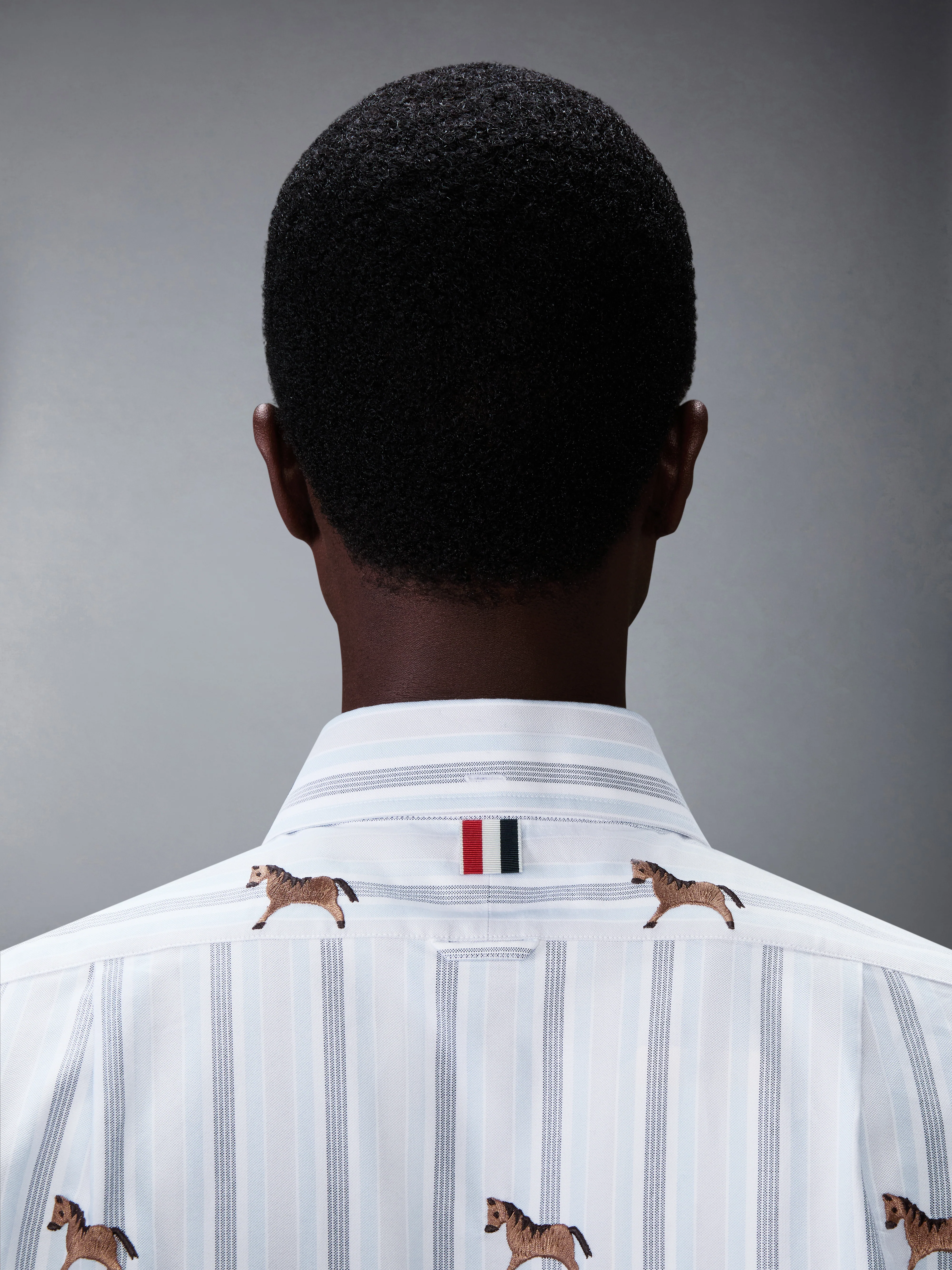 LUNAR NEW YEAR SATIN STITCH HORSE OXFORD SHIRT - Image 6