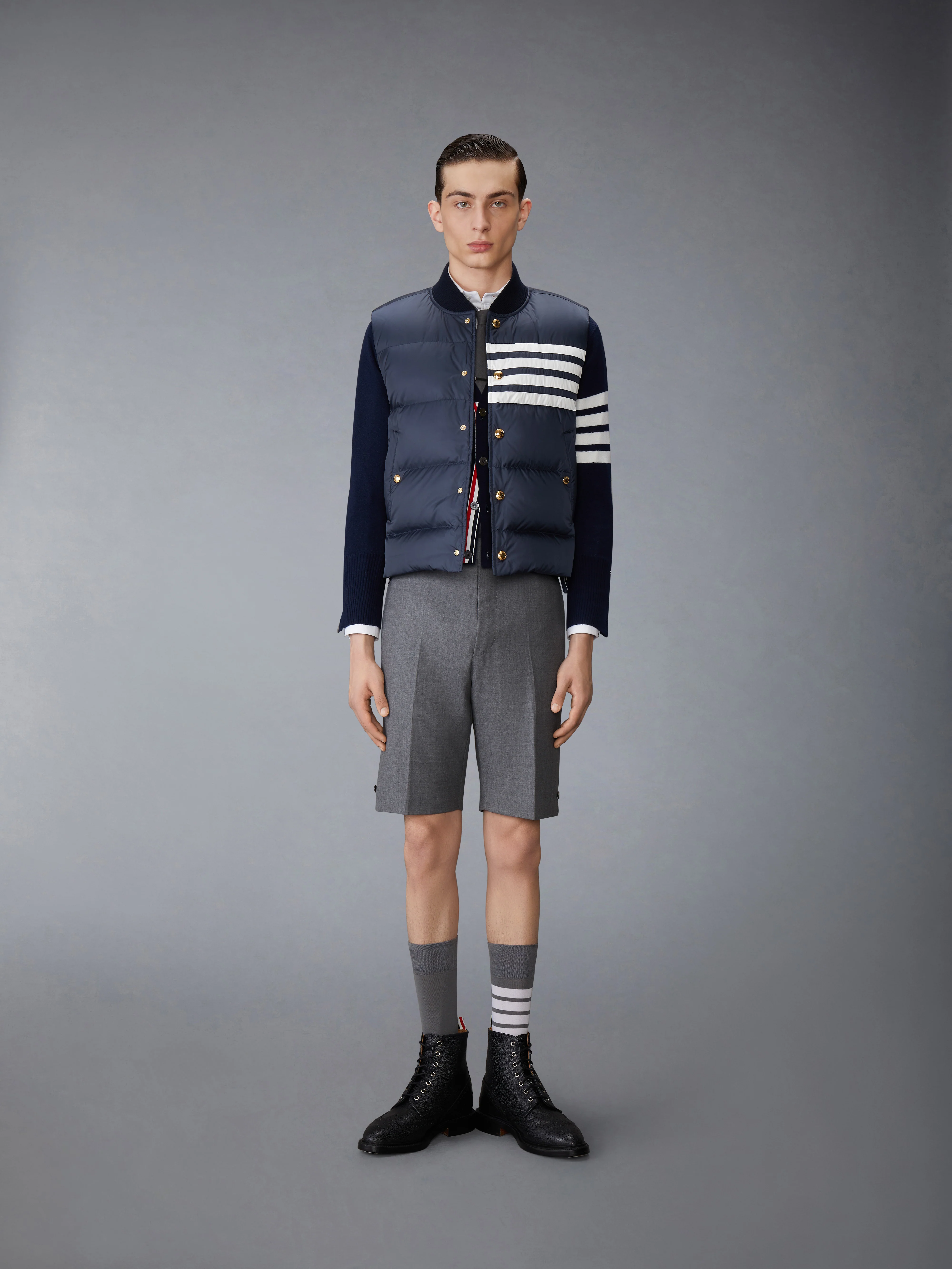MATTE NYLON 4-BAR DOWN FILL VEST - Image 3