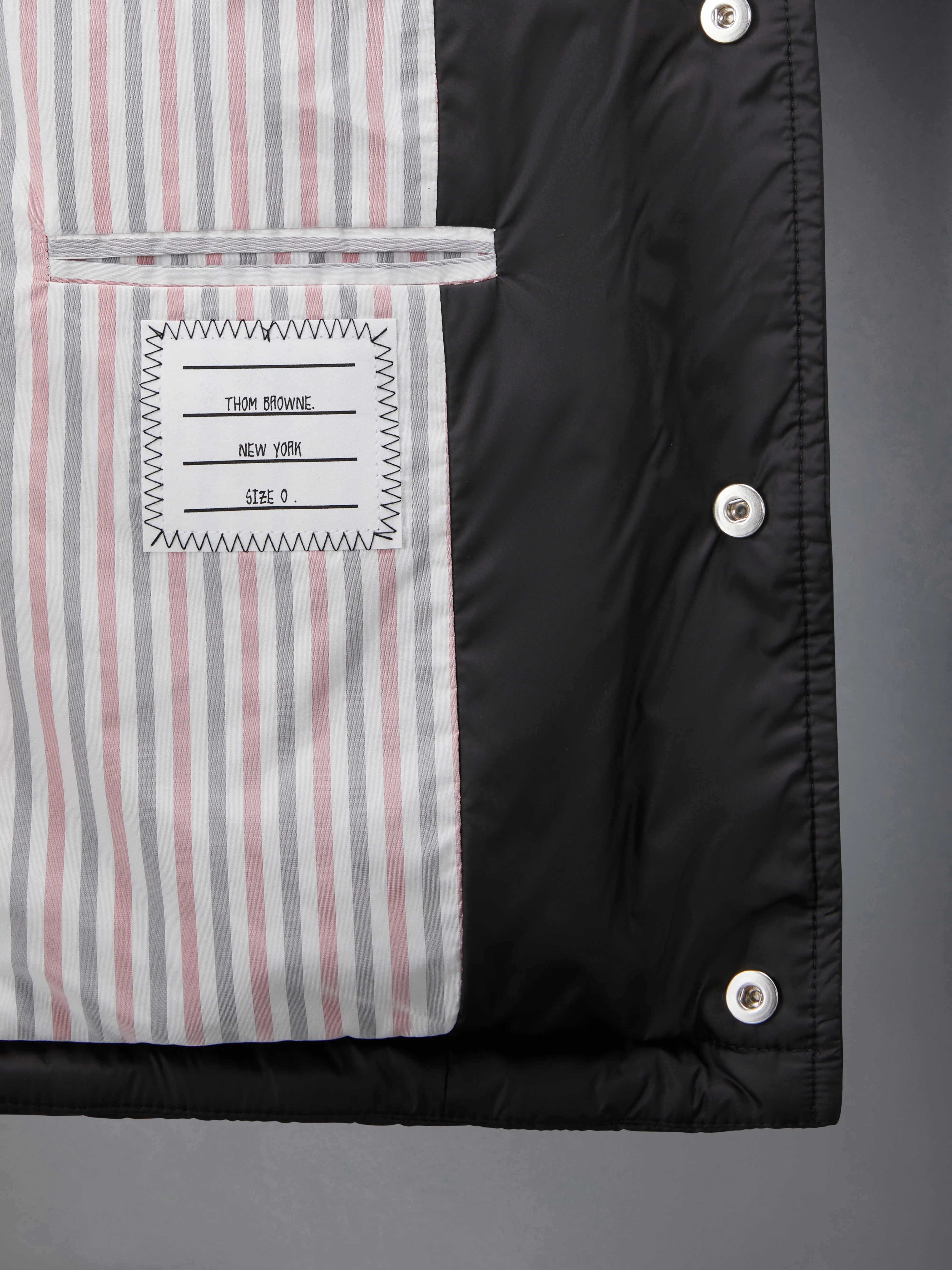 MATTE NYLON  4-BAR DOWN FILLED BOMBER - Image 6