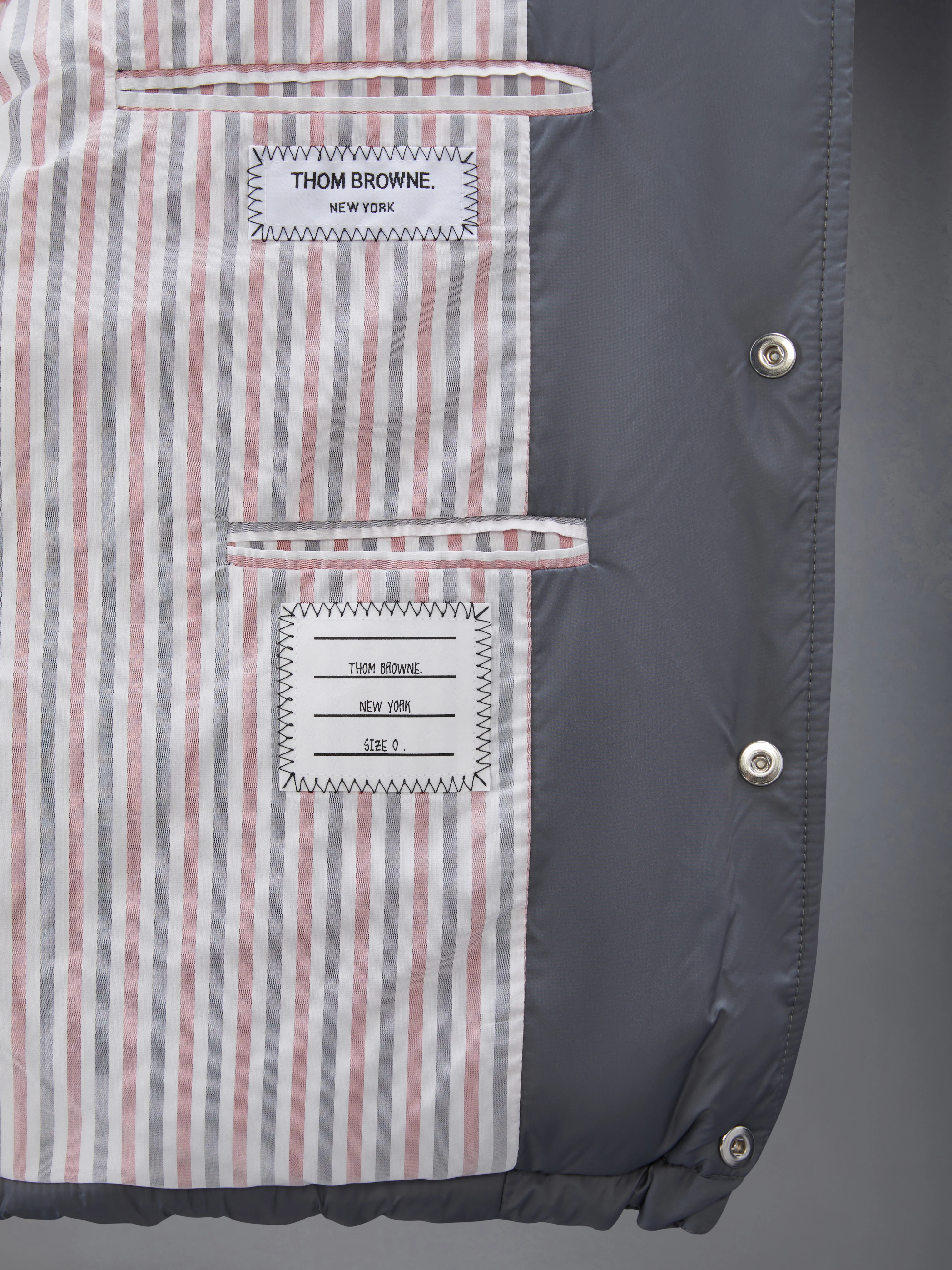 MATTE NYLON  4-BAR DOWN FILLED BOMBER - Image 8