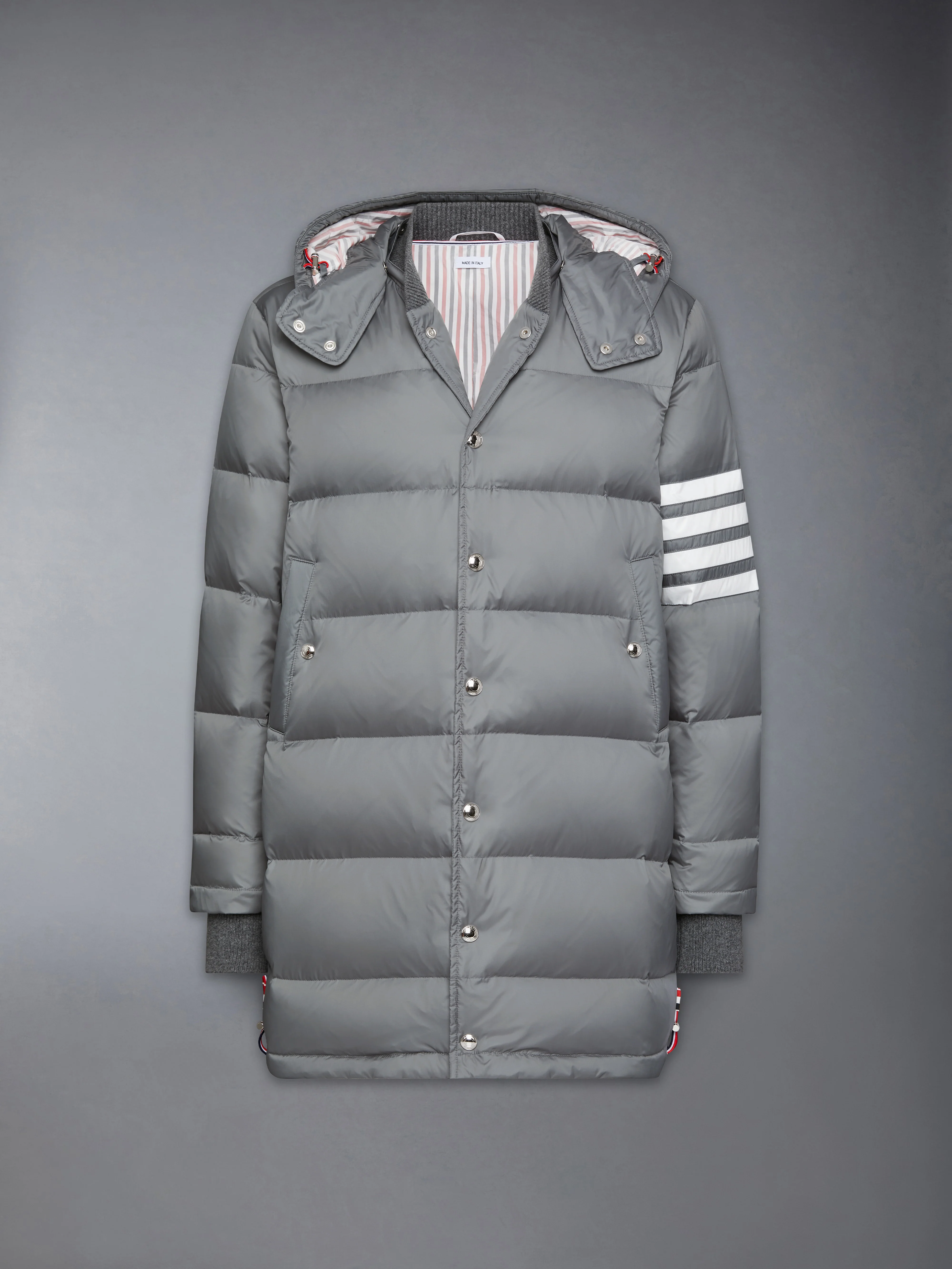 MATTE NYLON 4-BAR DOWN FILLED COAT - Image 9