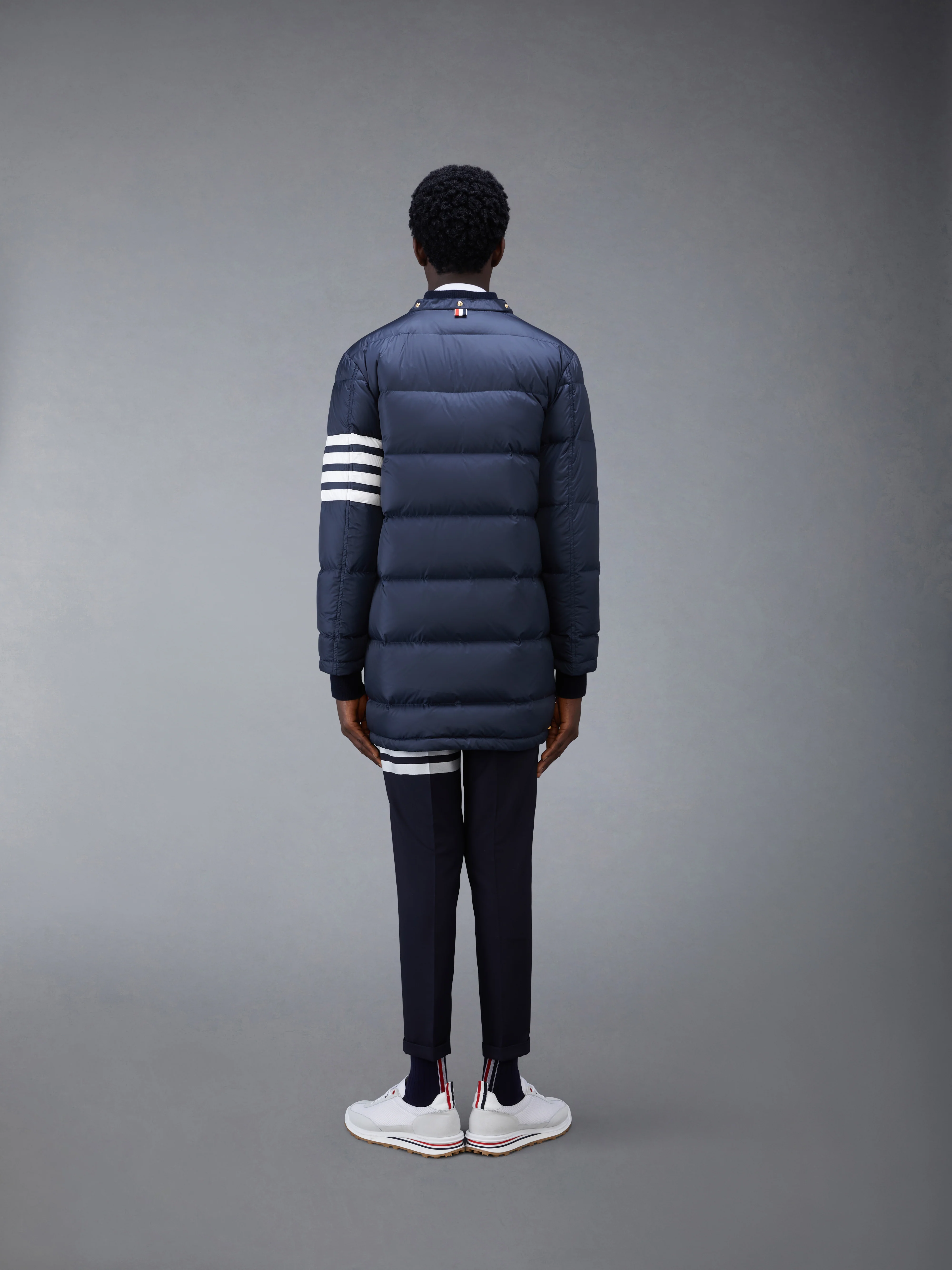 MATTE NYLON 4-BAR DOWN FILLED COAT - Image 5