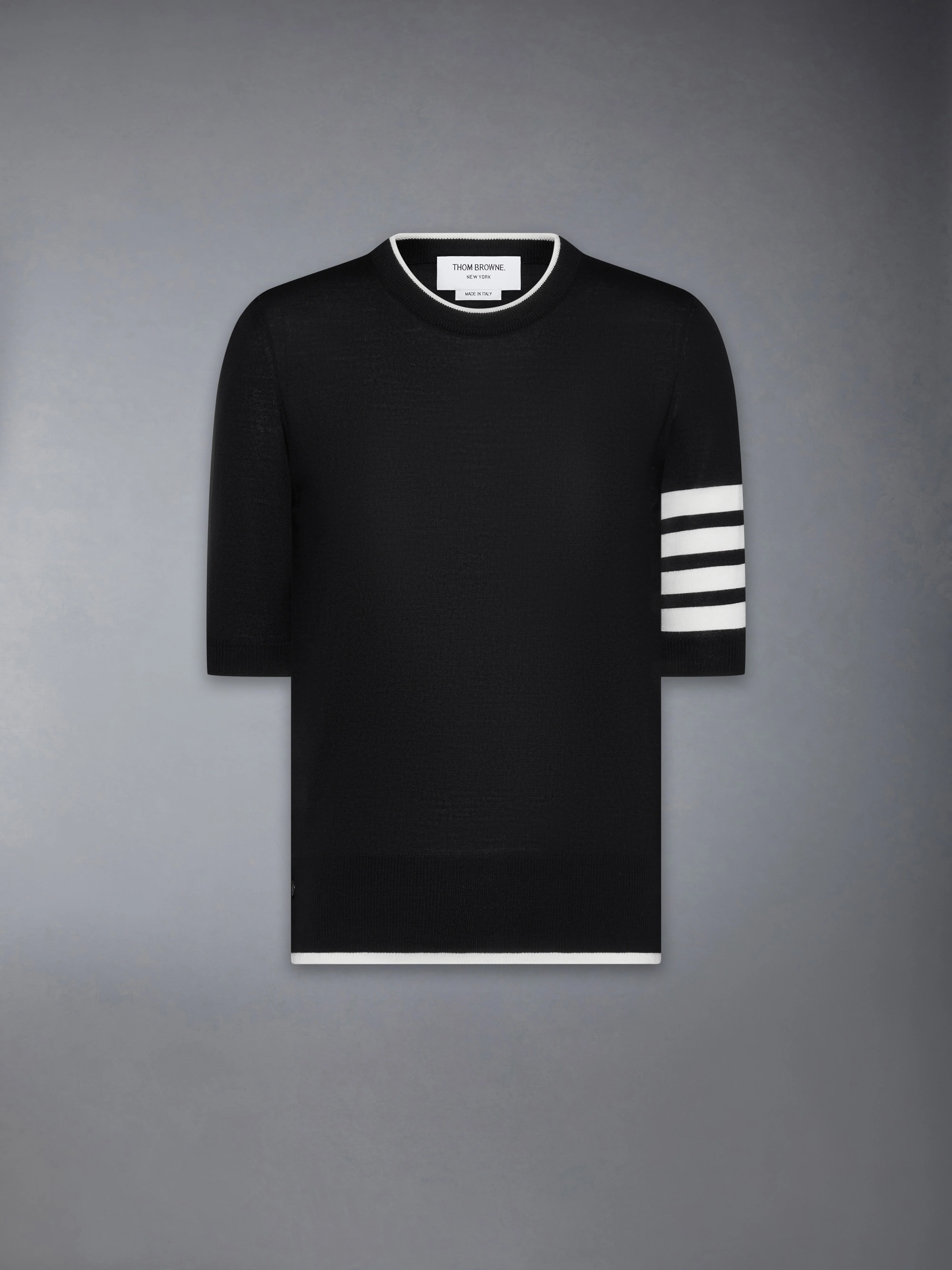 MERINO WOOL 4-BAR SHORT SLEEVE PULLOVER - Image 6
