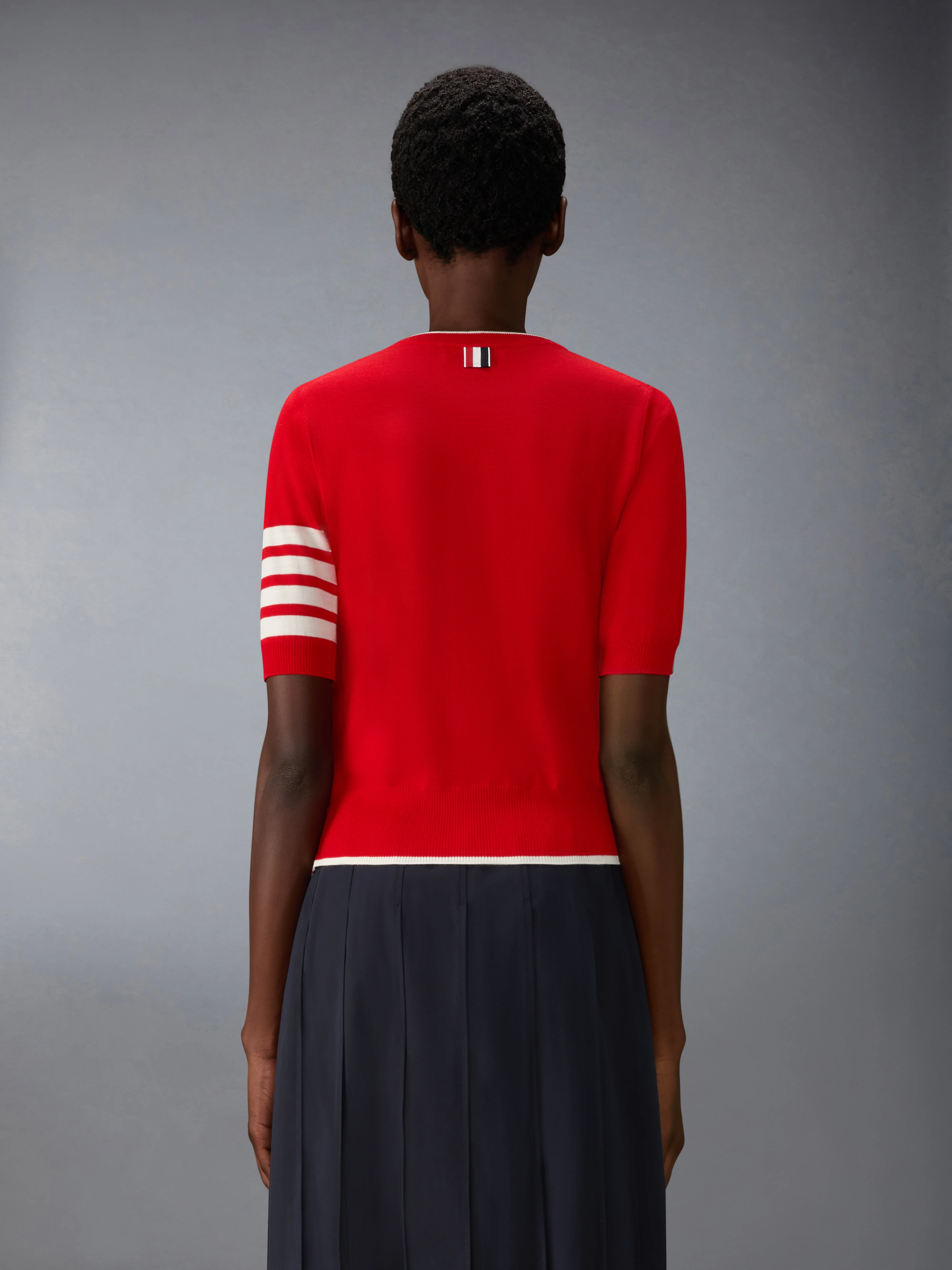 MERINO WOOL 4-BAR SHORT SLEEVE PULLOVER - Image 2