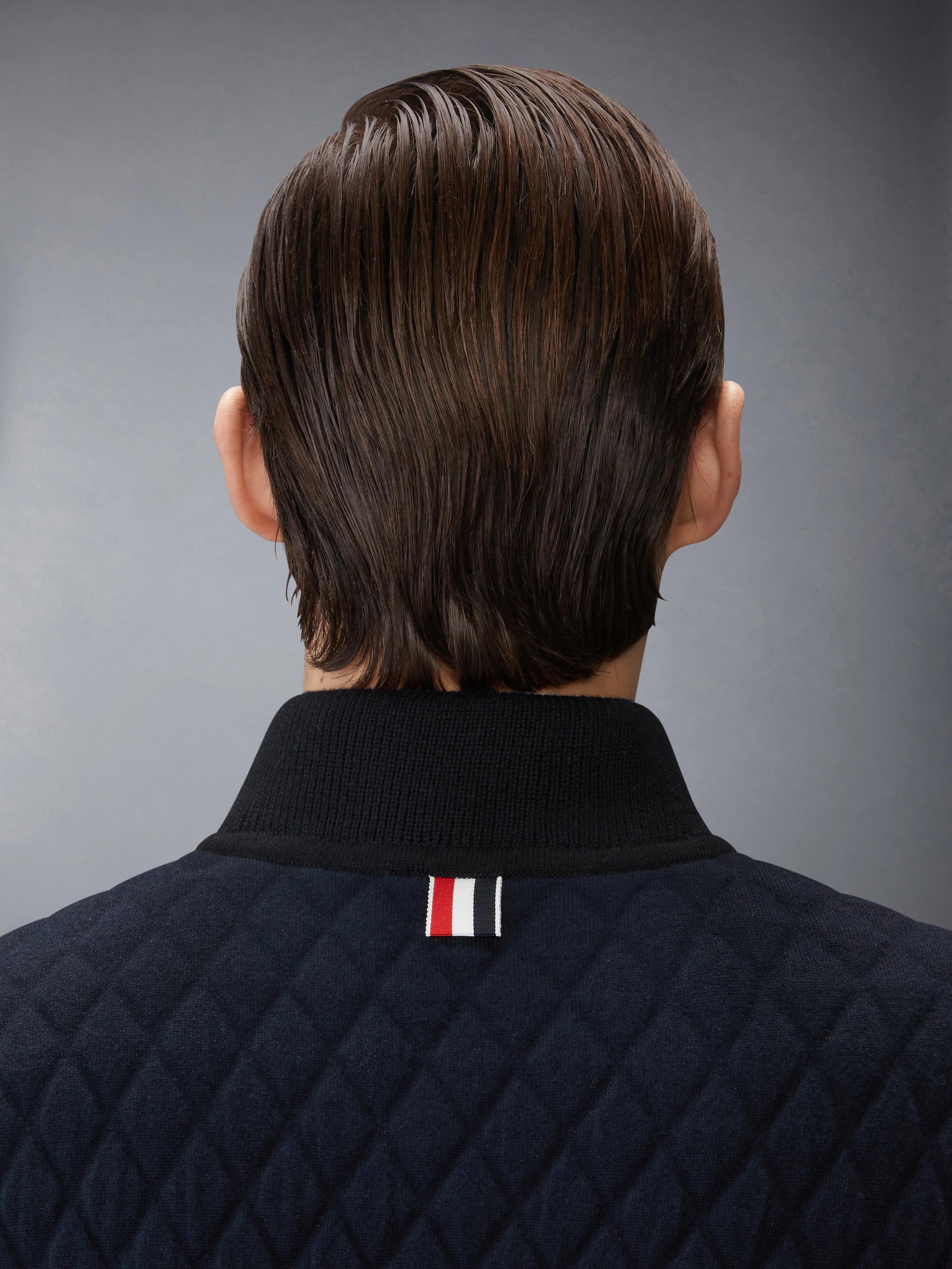 MERINO WOOL INTARSIA JACQUARD WORK JACKET - Image 4