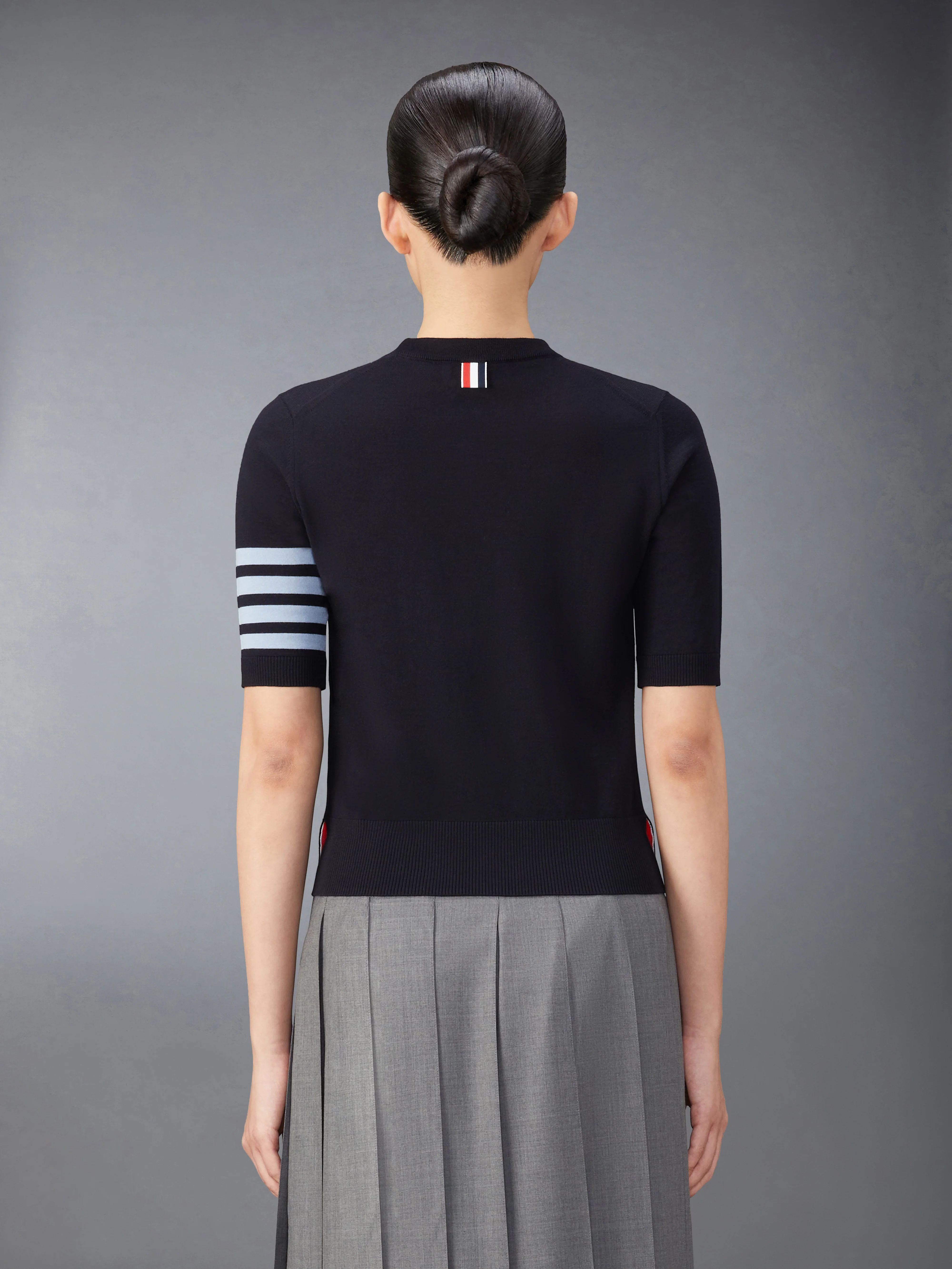 MERINO WOOL JERSEY STITCH 4-BAR TEE - Image 2