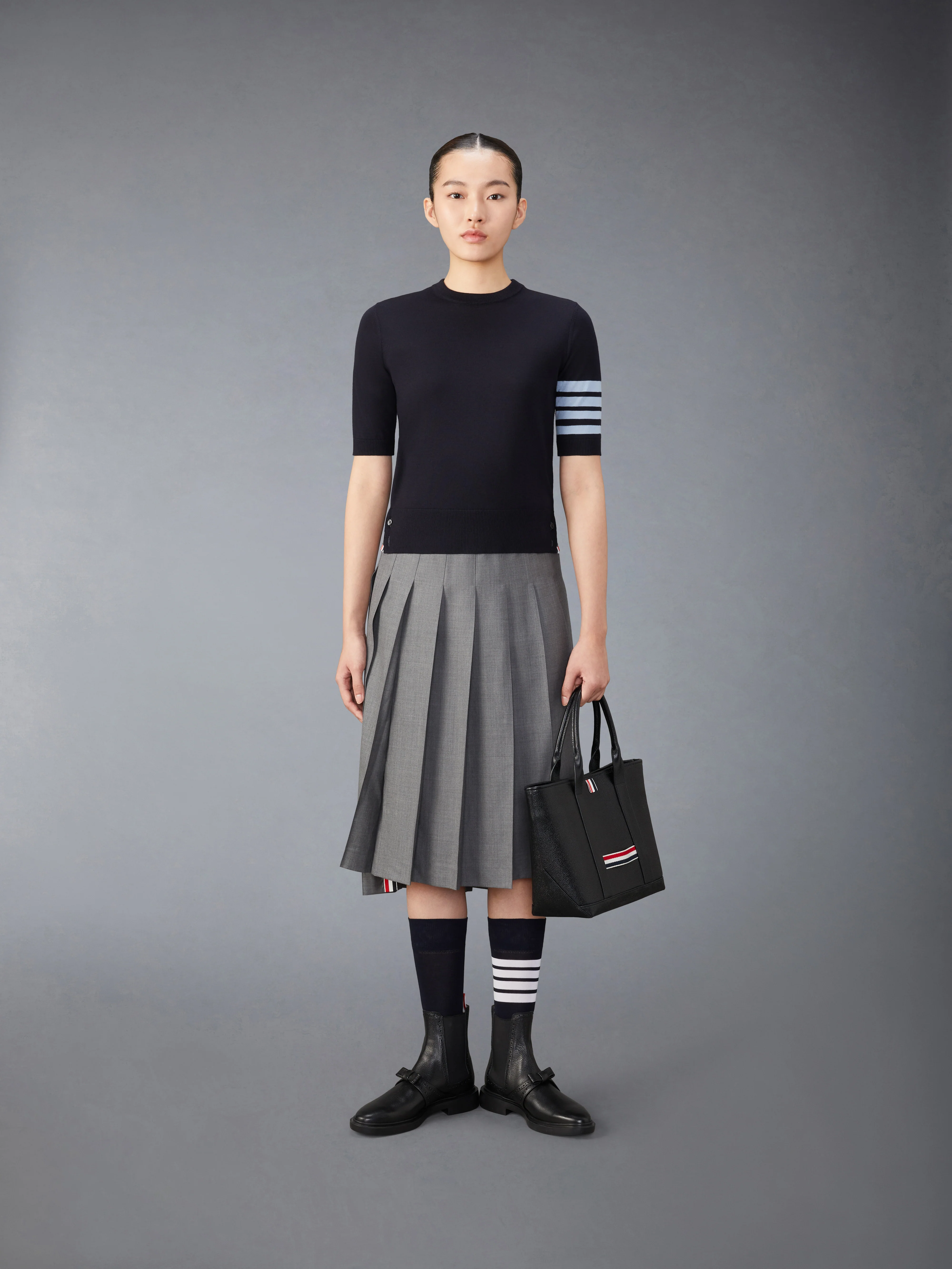 MERINO WOOL JERSEY STITCH 4-BAR TEE - Image 3