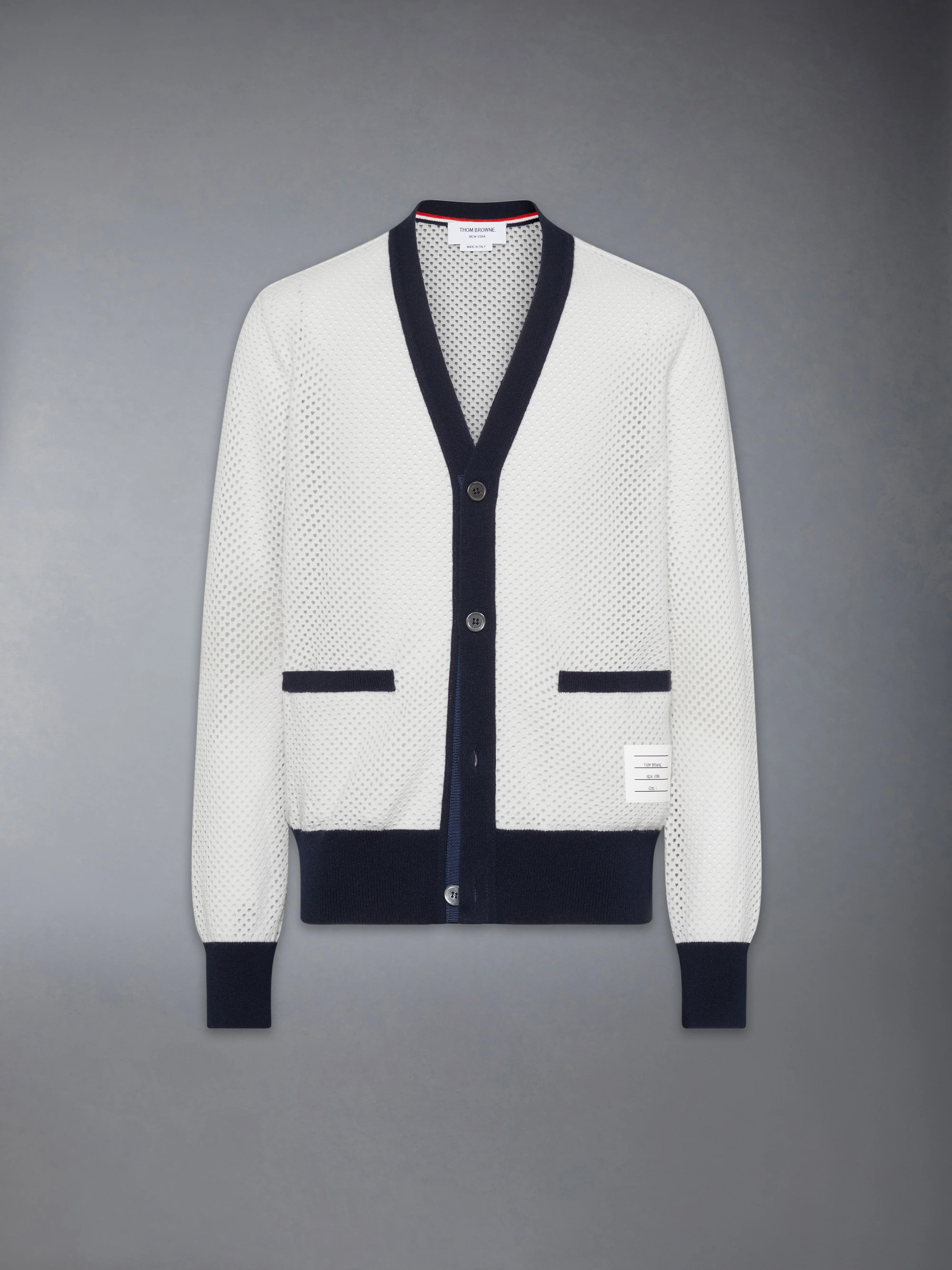 MESH CASHMERE CARDIGAN - Image 6