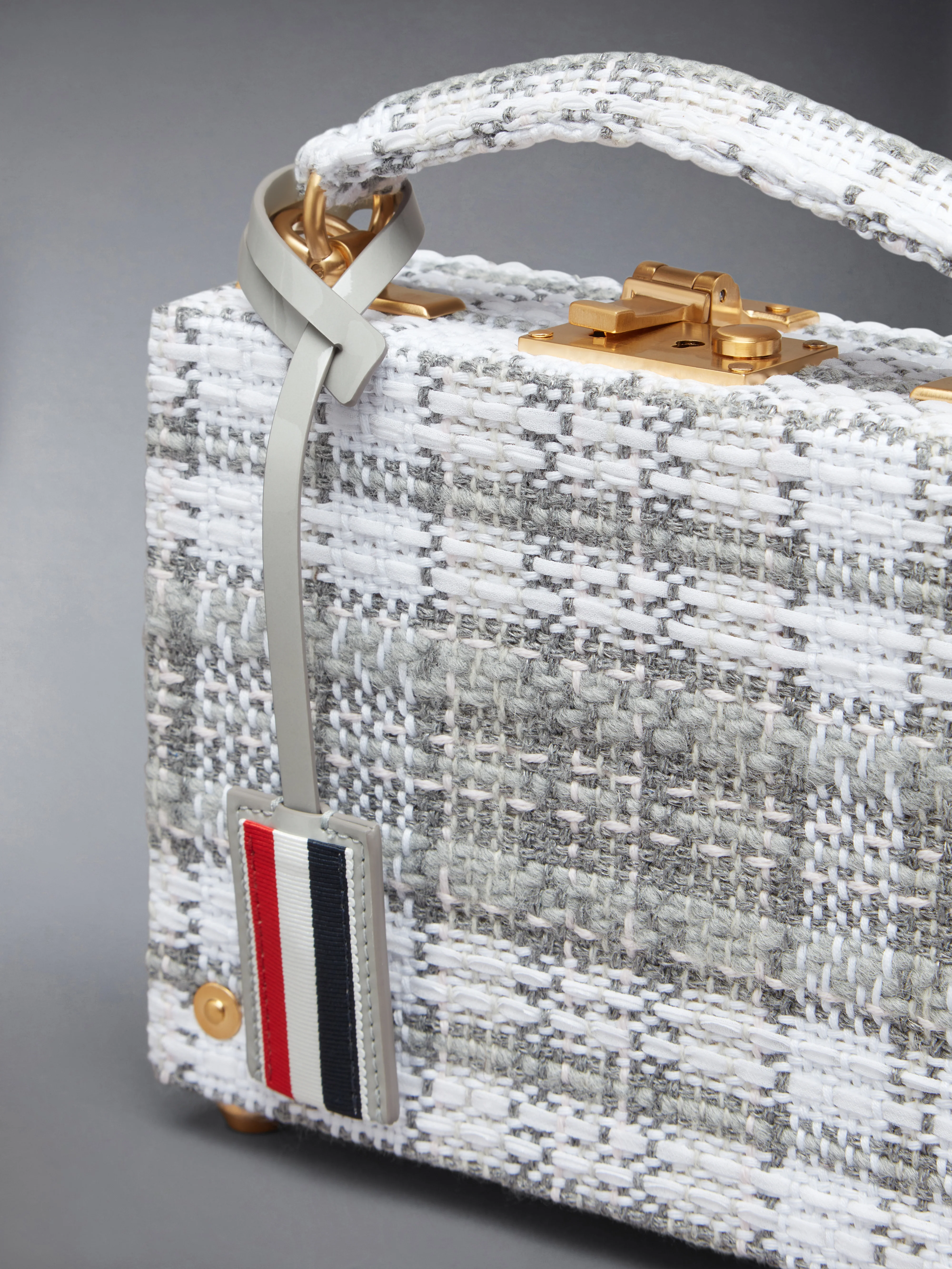 MICRO ATTACHE CASE IN TARTAN TWEED - Image 5
