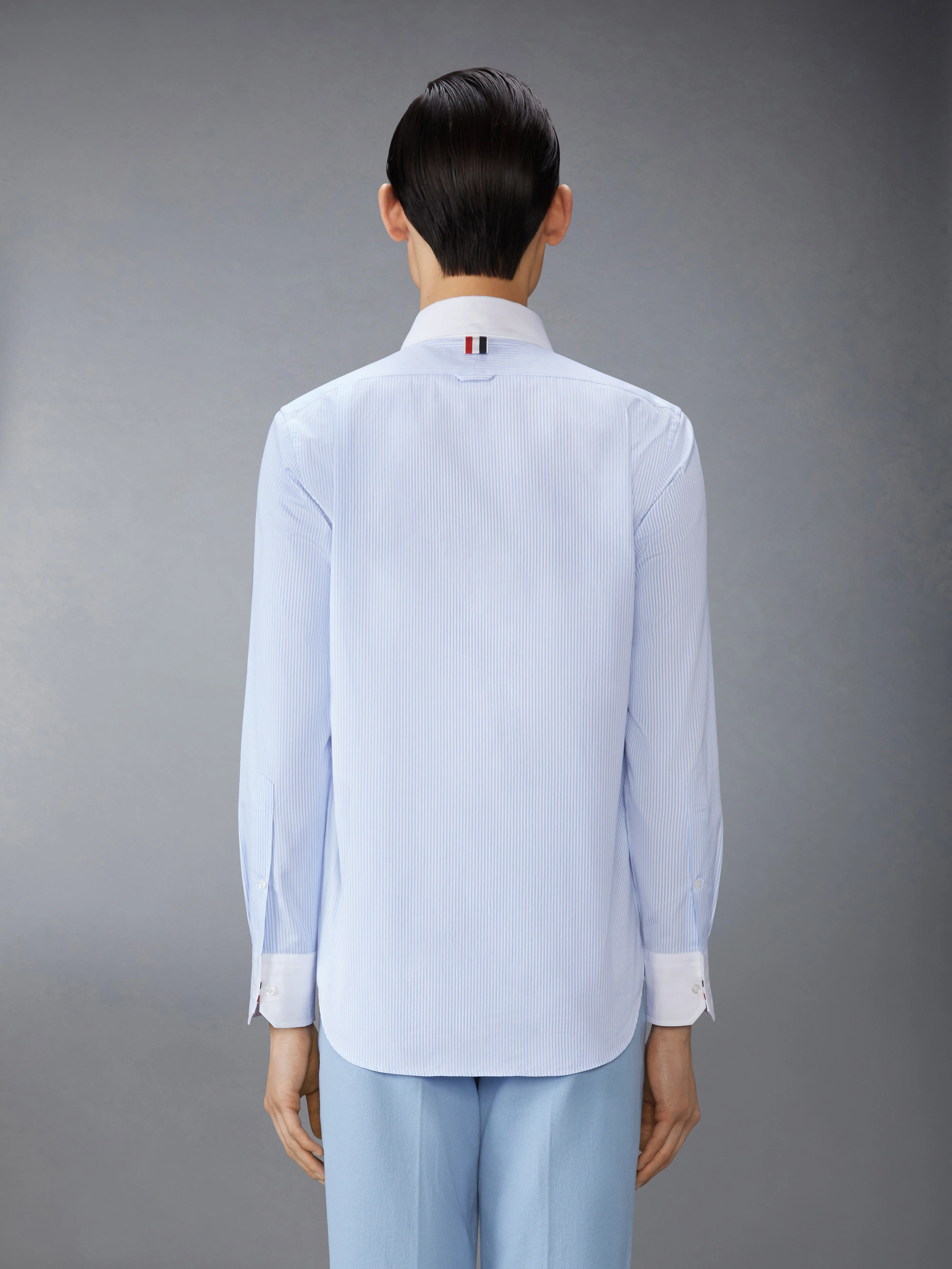 MICRO UNIVERSITY STRIPED POPLIN SHIRT - Image 3