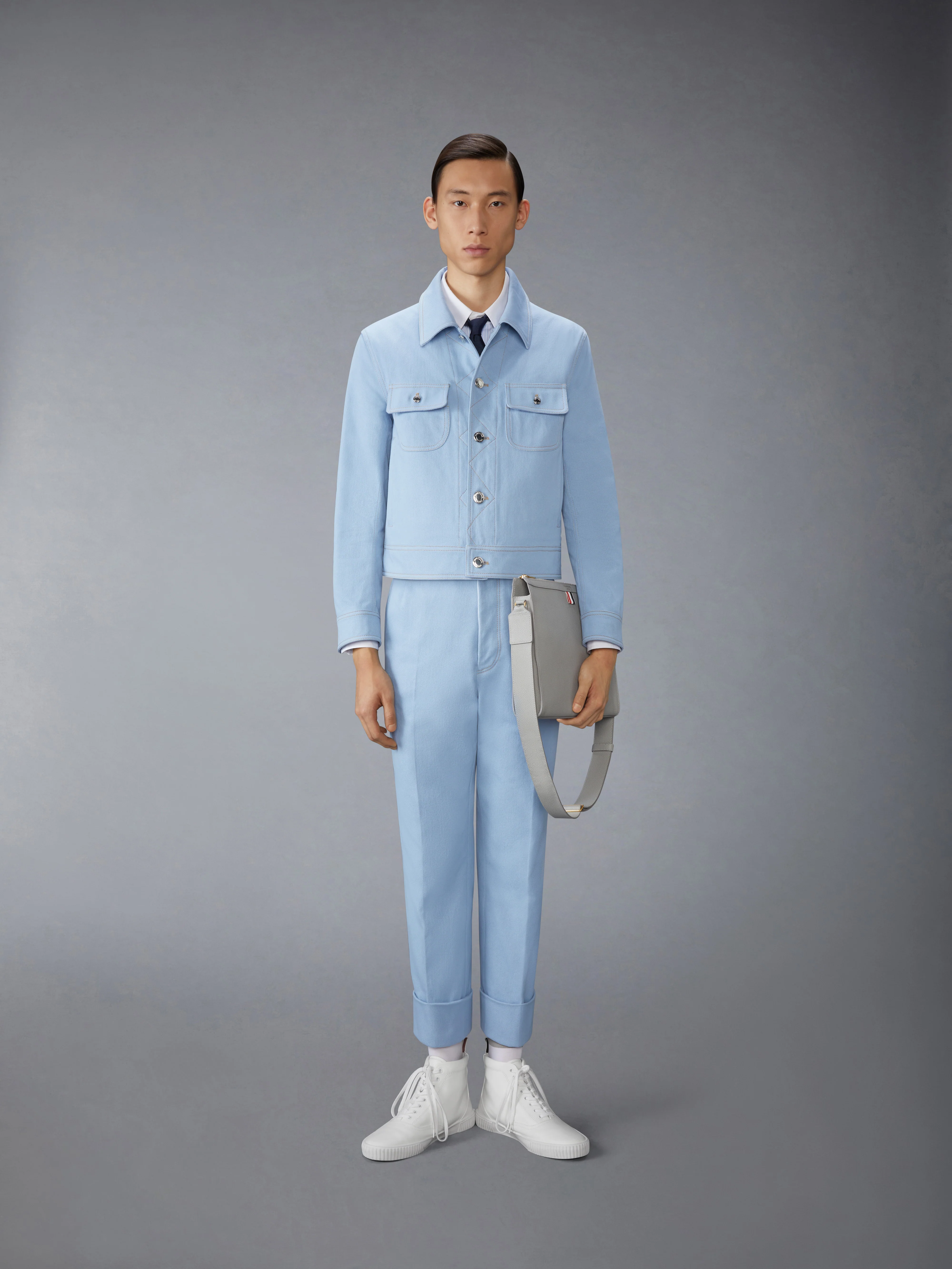 MICRO UNIVERSITY STRIPED POPLIN SHIRT - Image 4