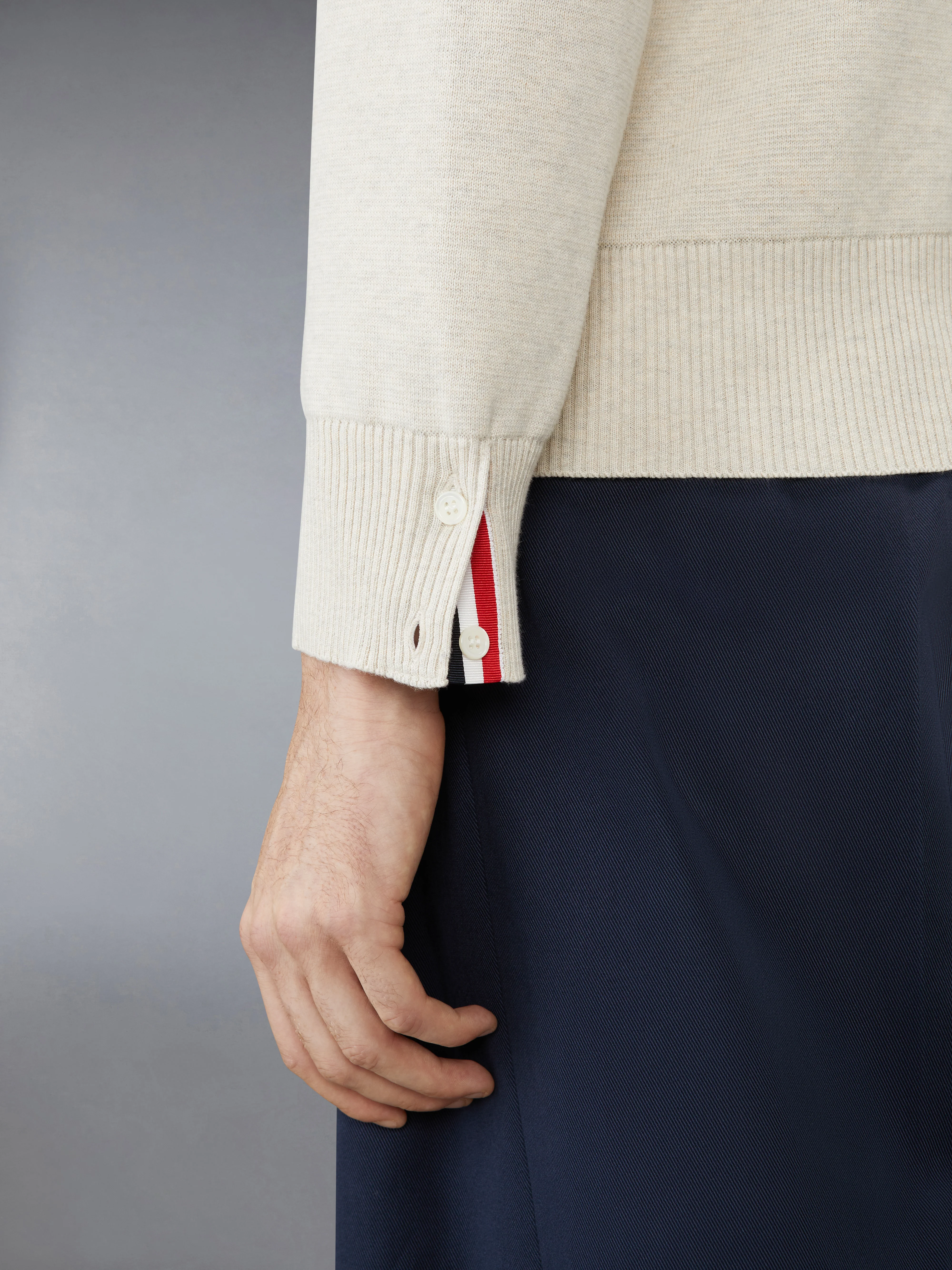 MILANO STITCH 4-BAR ZIP UP HOODIE - Image 5