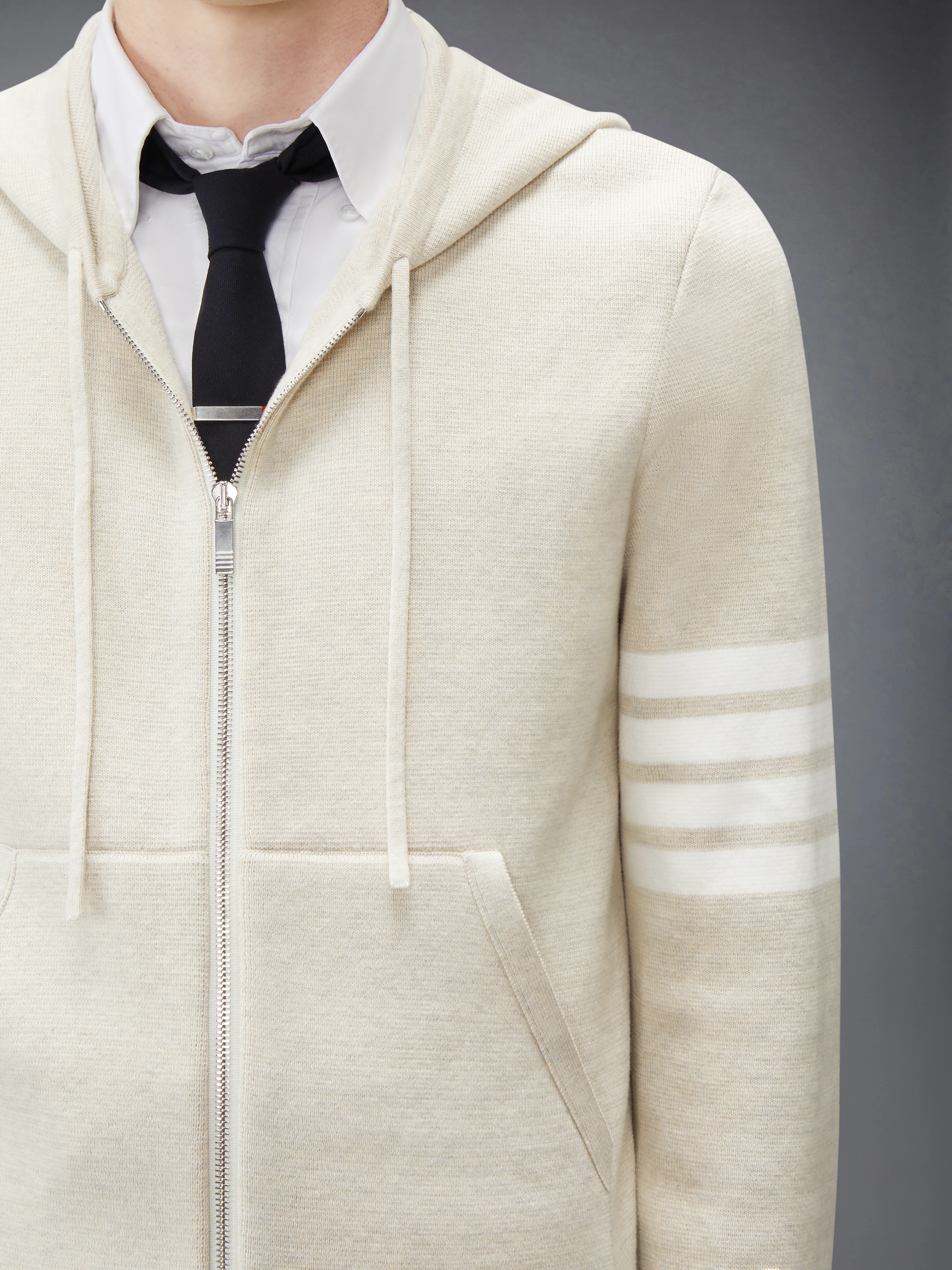 MILANO STITCH 4-BAR ZIP UP HOODIE - Image 6