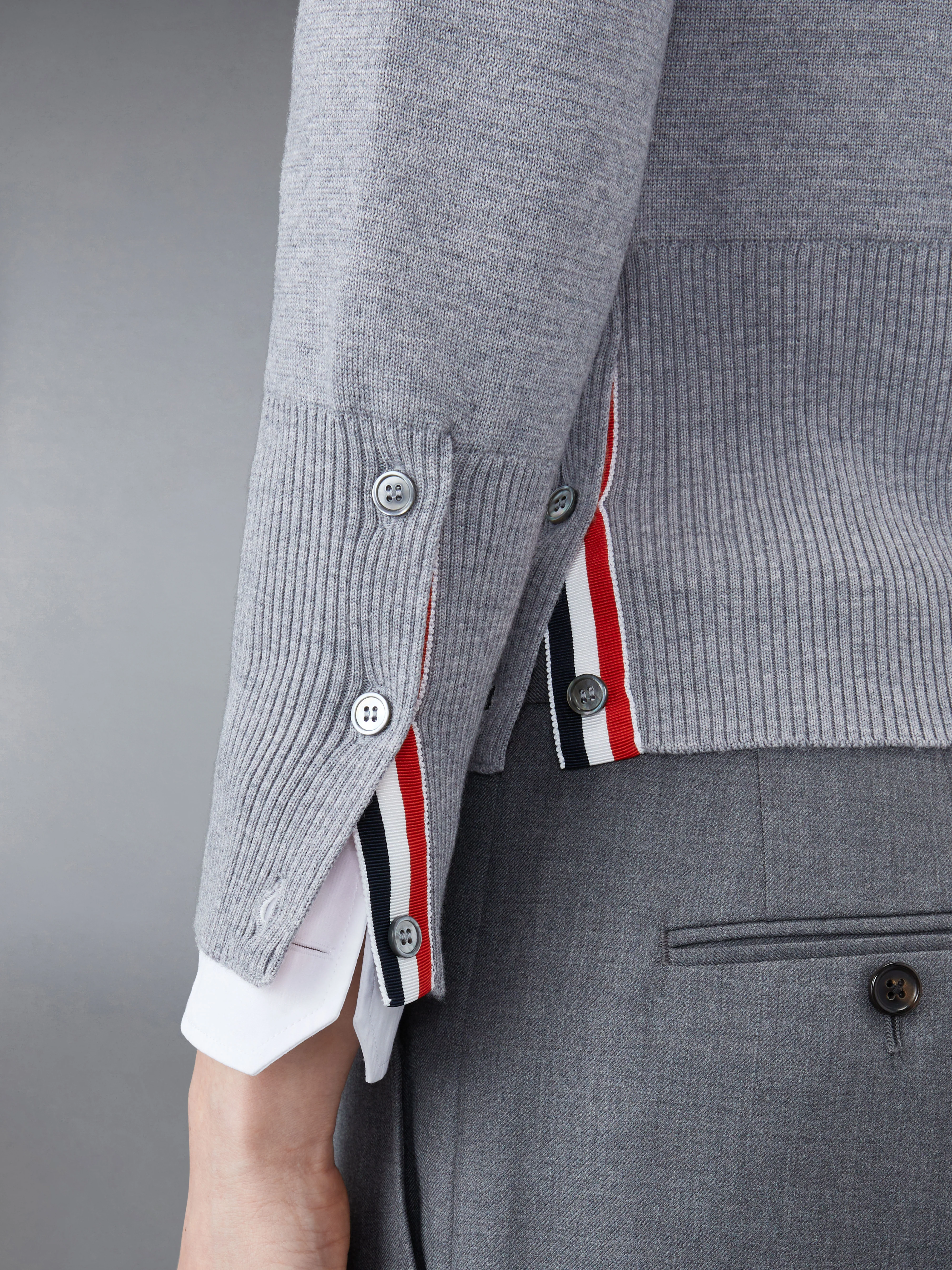 MILANO STITCH MERINO WOOL 4-BAR PULLOVER - Image 5