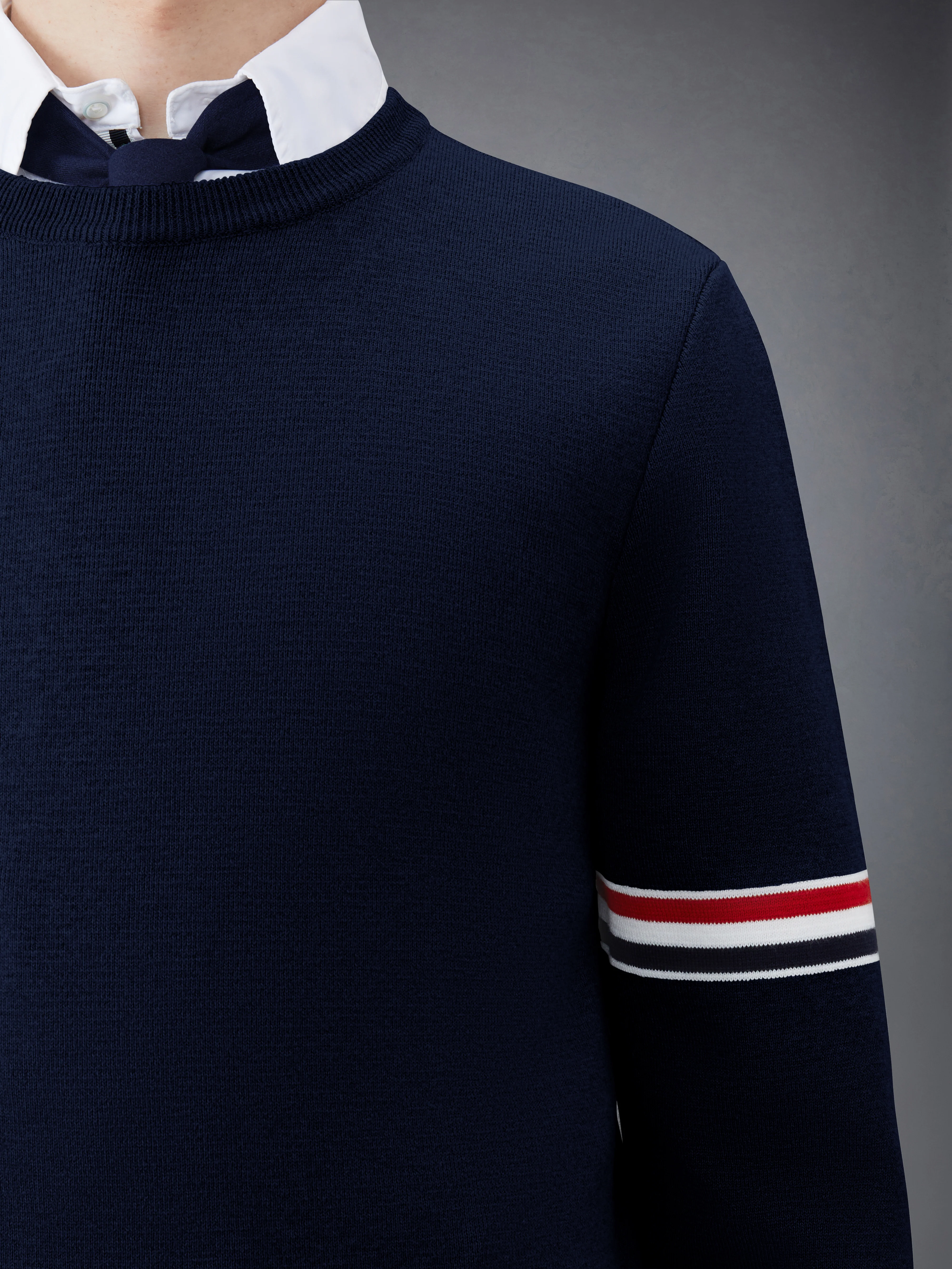 MILANO STITCH RWB ARM STRIPE PULLOVER - Image 6
